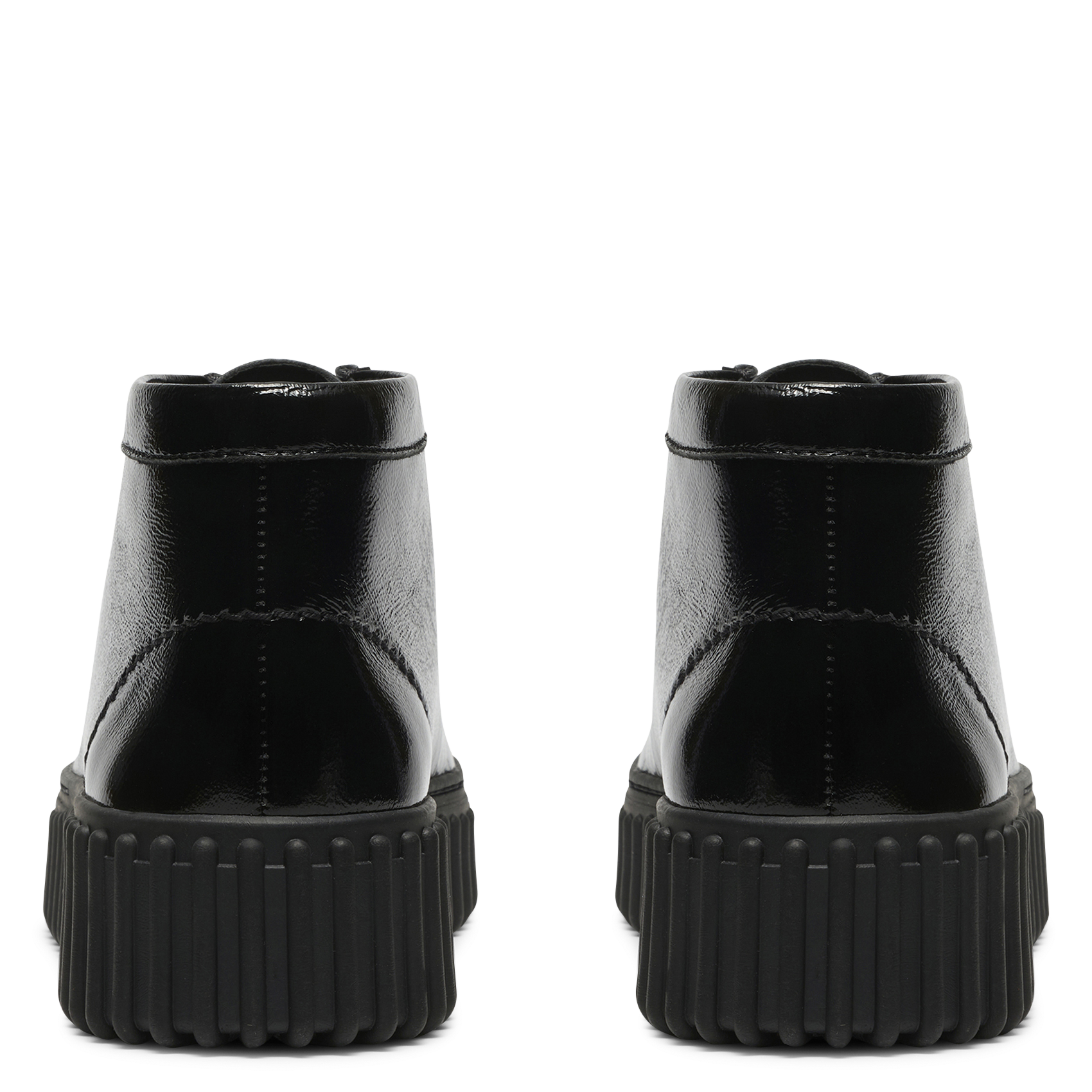 Patent leather mid-calf boots CLARKS Black
