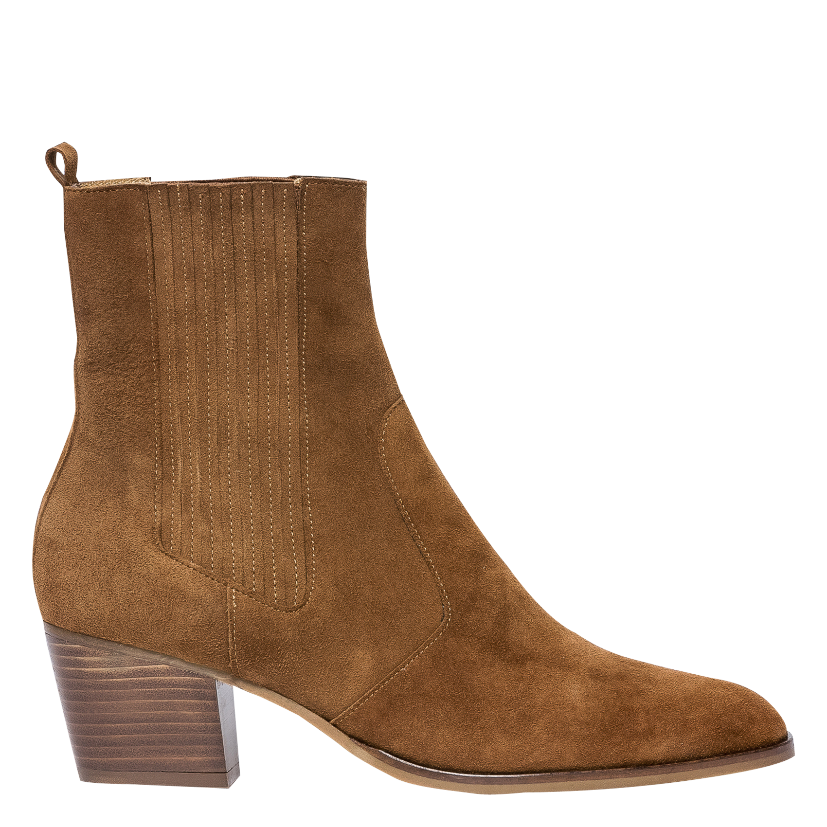 Bottines en cuir de chèvre  BOCAGE Marron