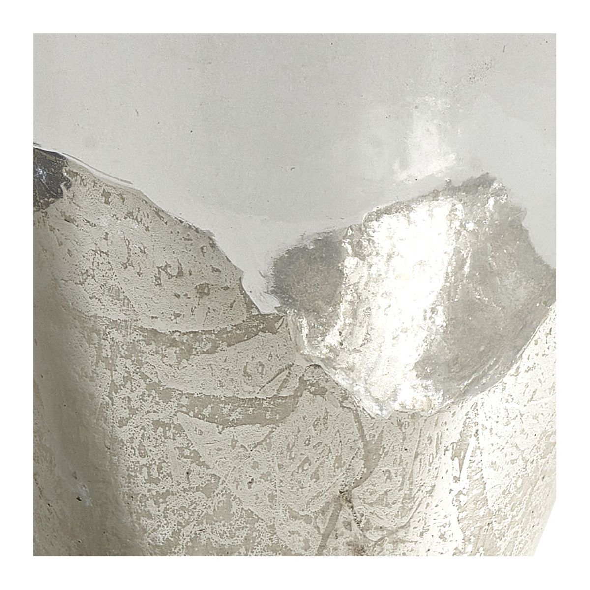 See-through glass demijohn vase BLANC D'IVOIRE Grey