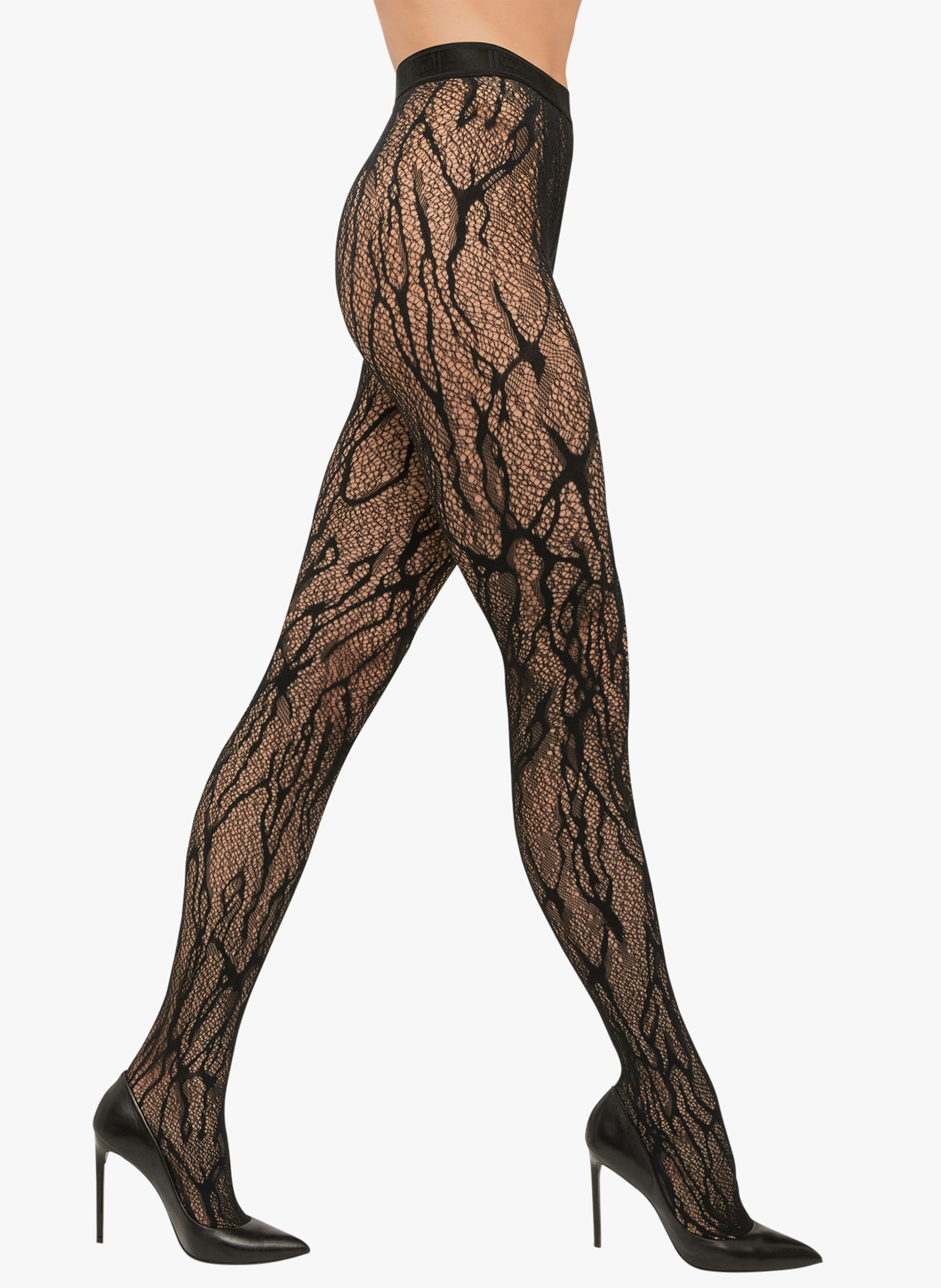 Lace Pantyhose Black Wolford Women Place des Tendances