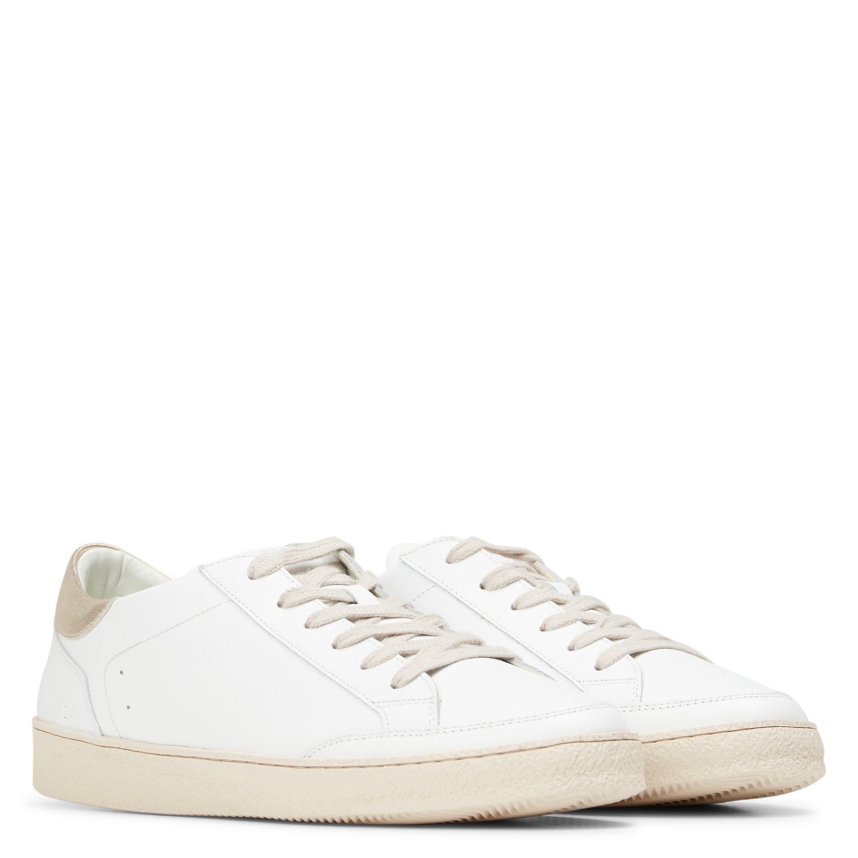 Leather low-top sneakers RIVECOUR White