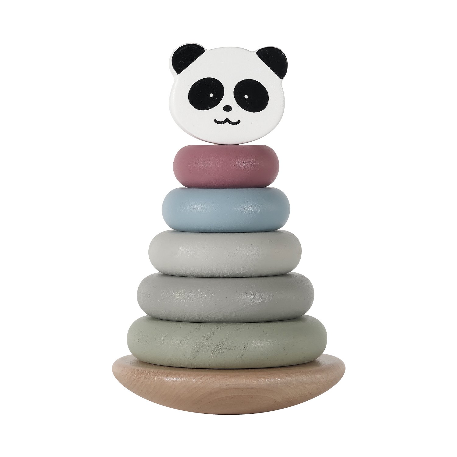 Panda stacking tower KINDSGUT Multicolored
