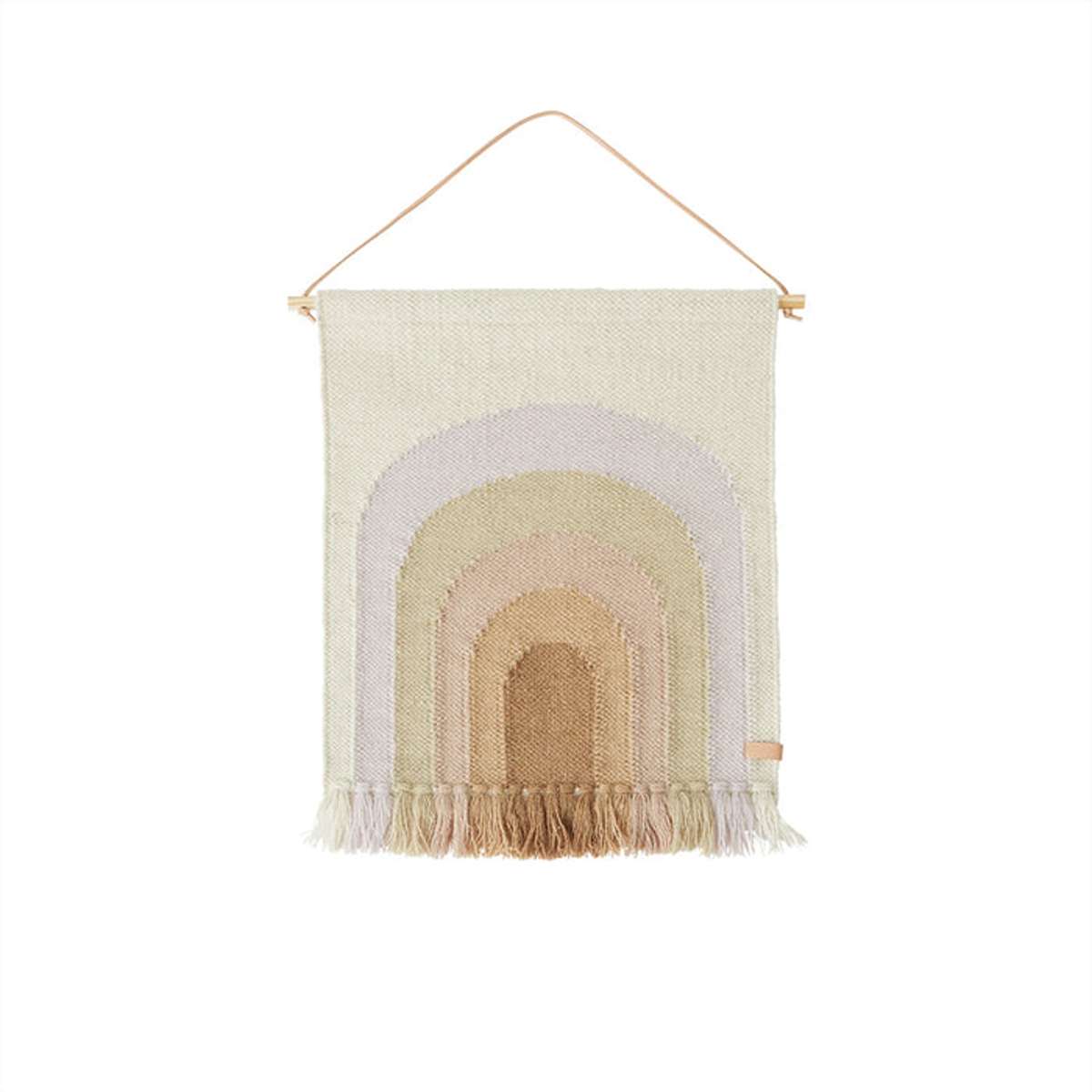 Wall tapestry in wool and cotton OYOY LIVING DESIGN White