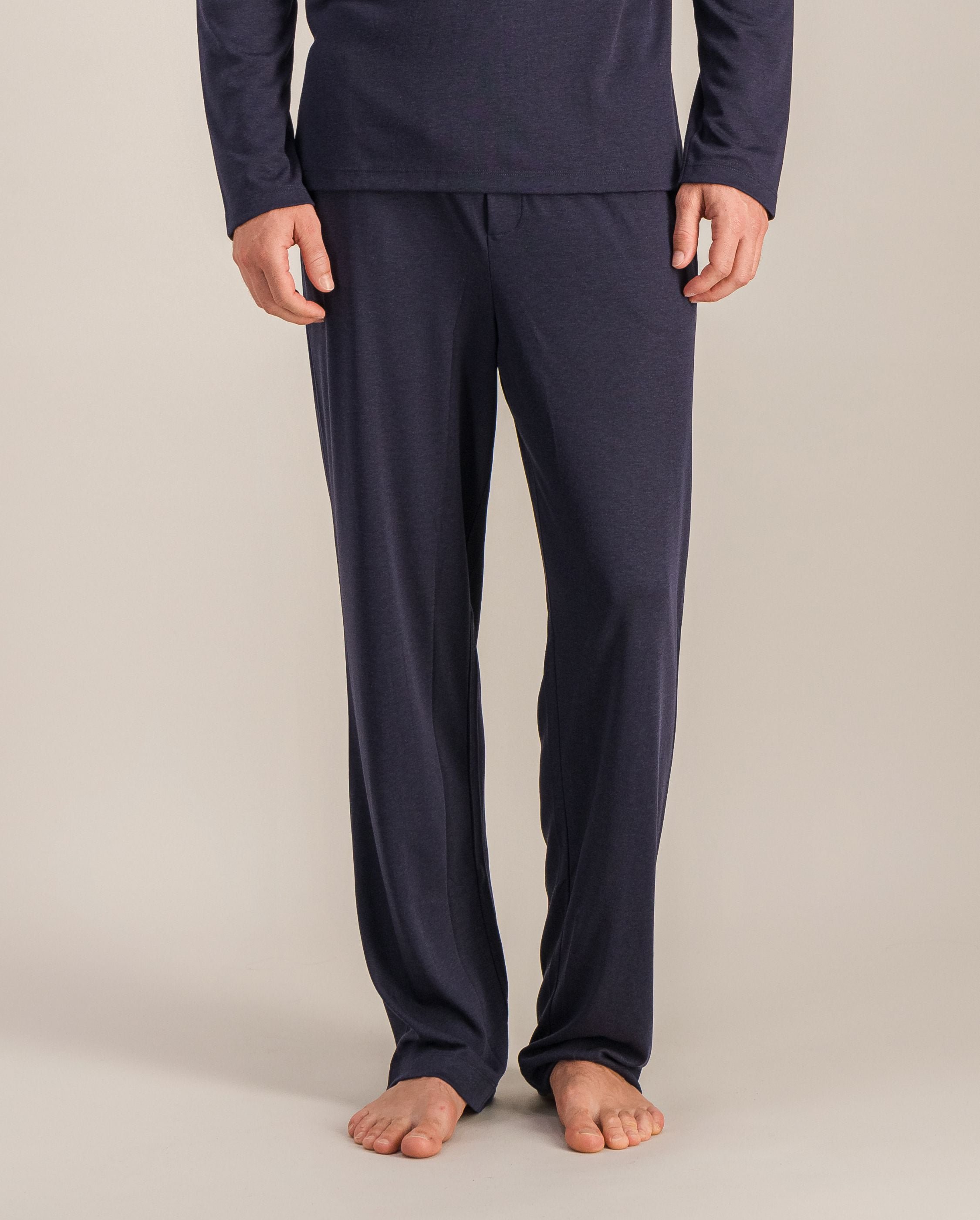 Men's pajama bottoms, navy ANGARDE Blue