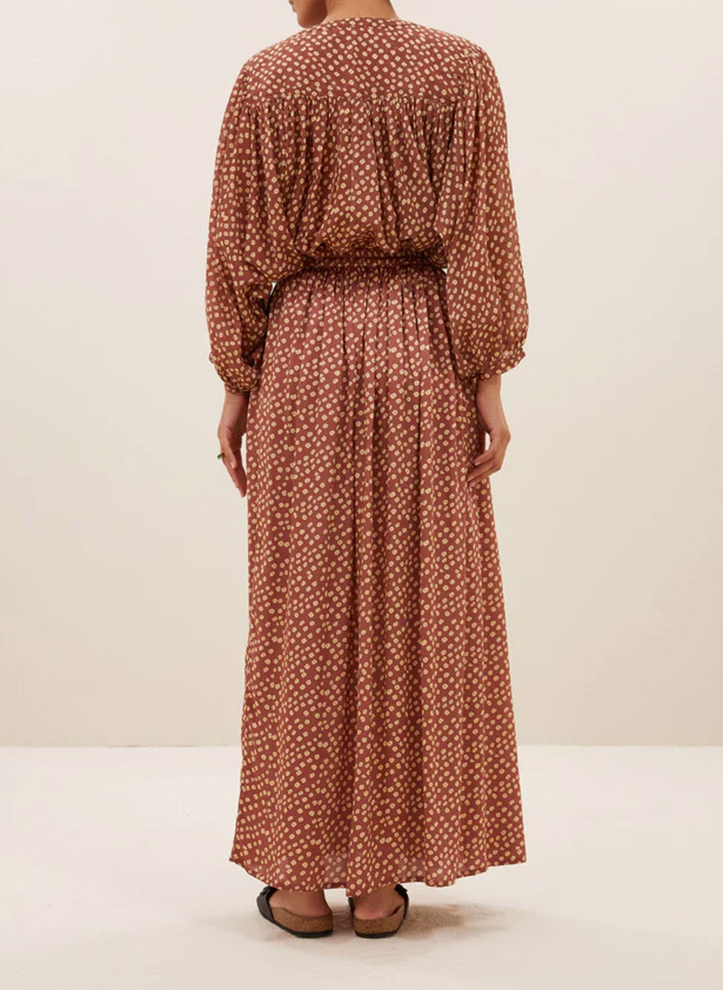 Long printed skirt BY BAR Brown