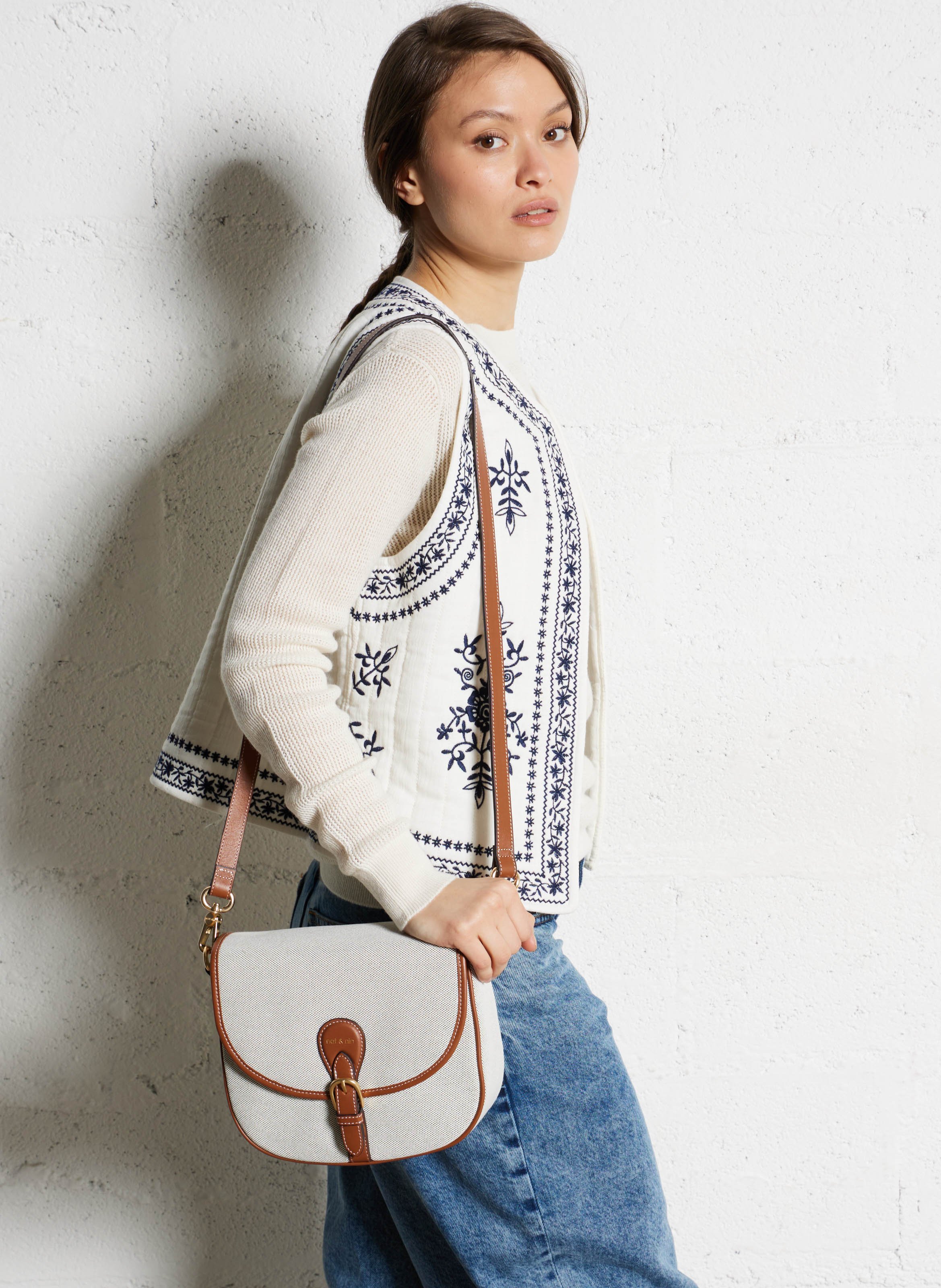 Sac besace  NAT & NIN Marron