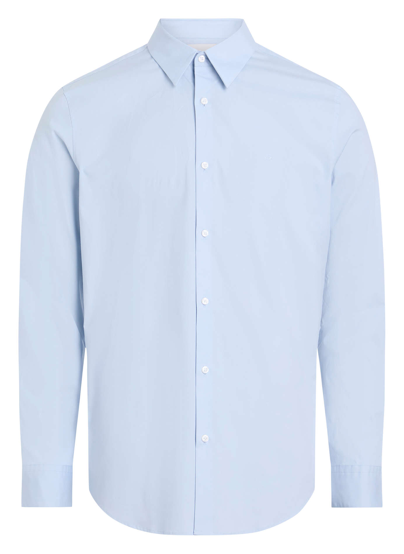 Regular-fit cotton-blend shirt CALVIN KLEIN Grey