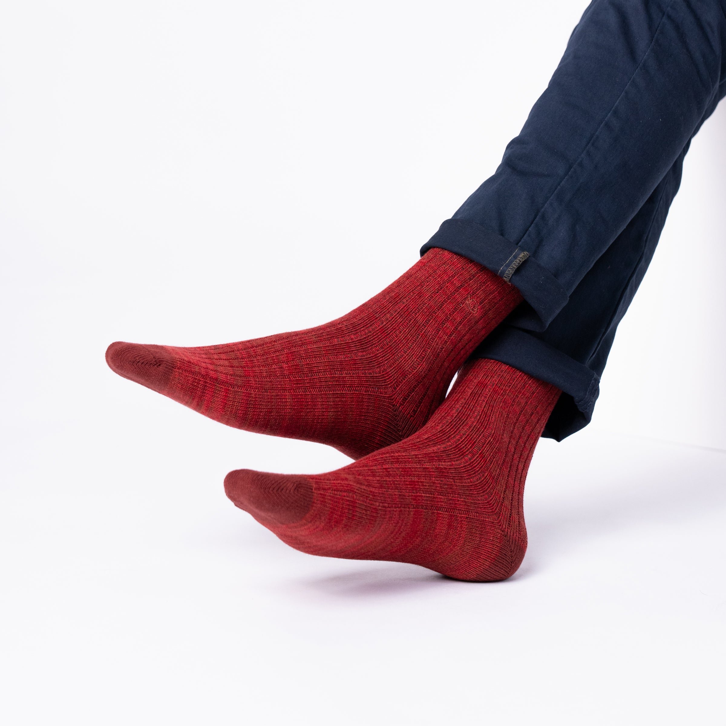 Thick cotton club socks BILLYBELT Red