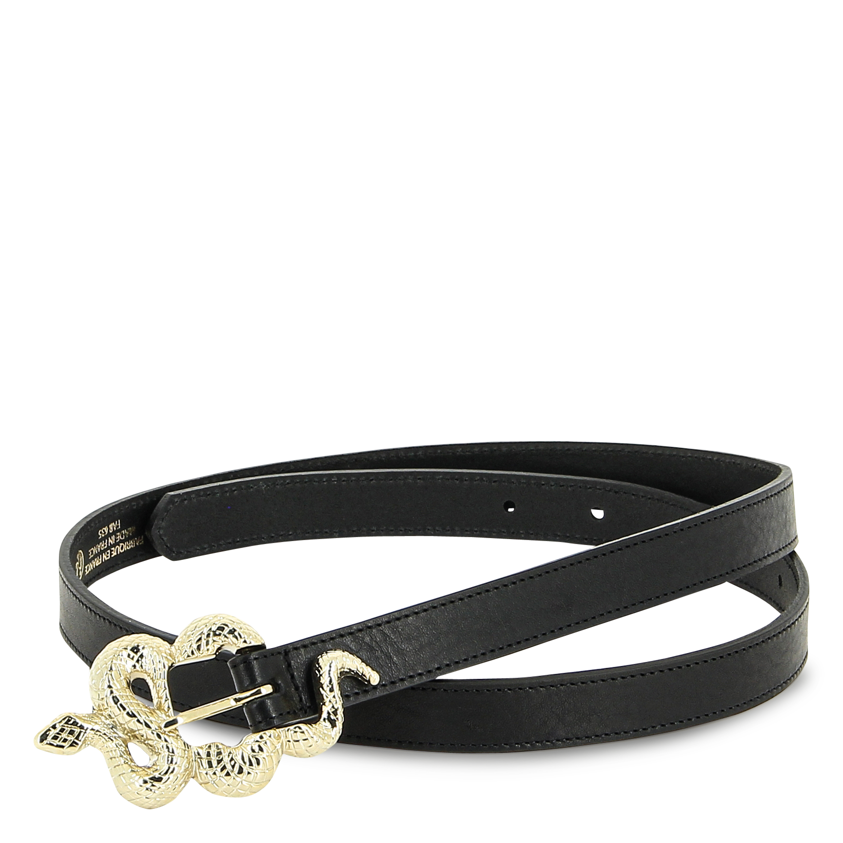 - Mit Schnalle zu schlieen. - Breite: 3 cm.  HERBERT FRERE SOEUR Schwarz