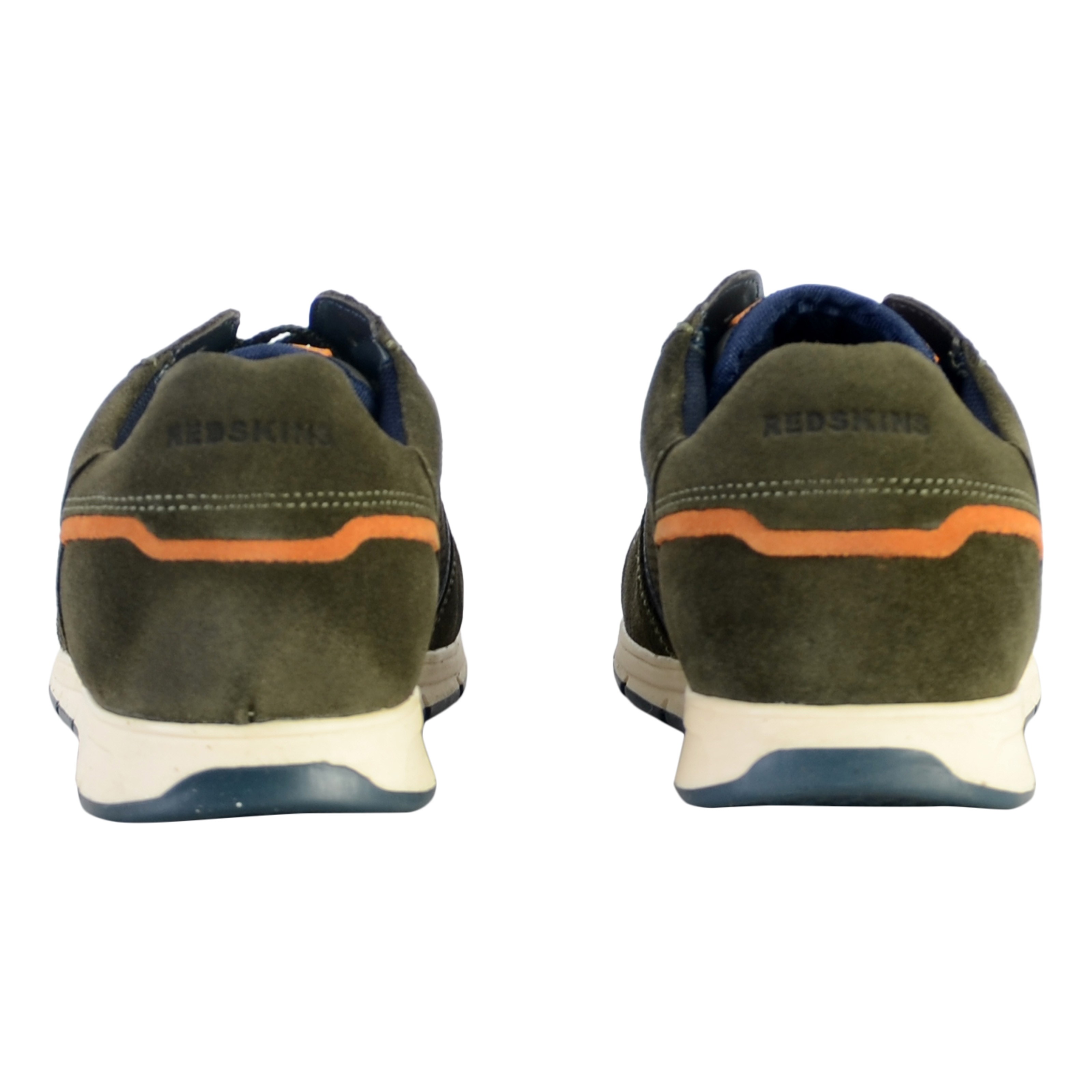 Leather sneakers in love REDSKINS Khaki