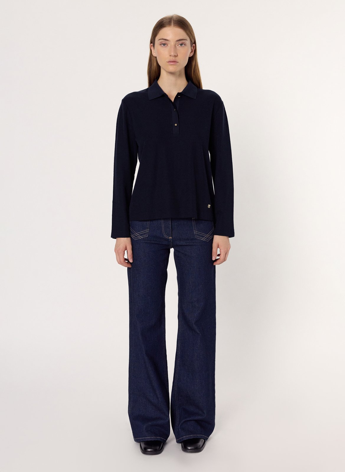 Polo en laine GERARD DAREL Bleu