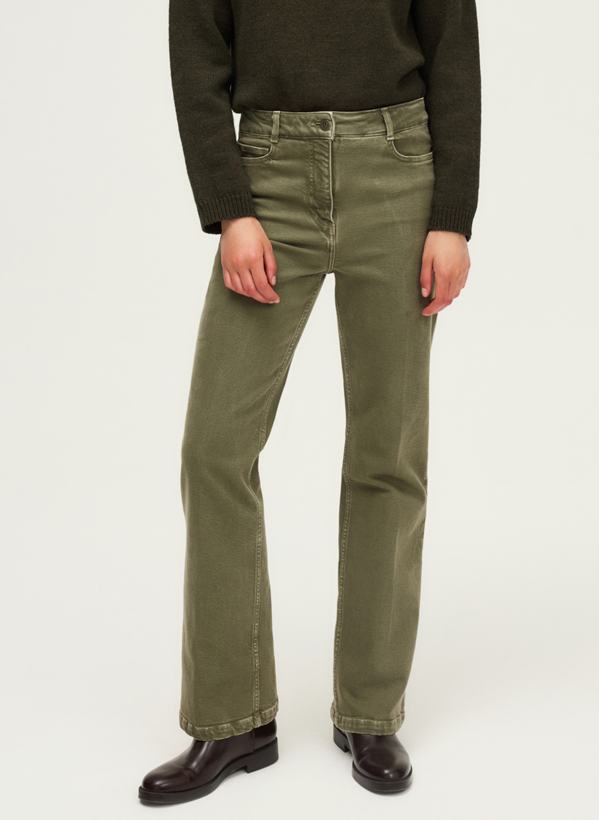 Jean droit PABLO Kaki