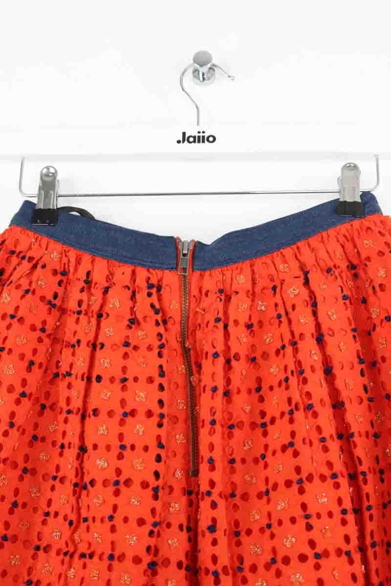 Cotton mini skirt Manoush - Seconde Main Red