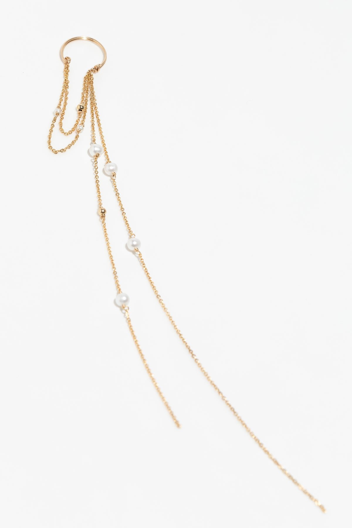 Faux piercing Maia pearl YAY Golden