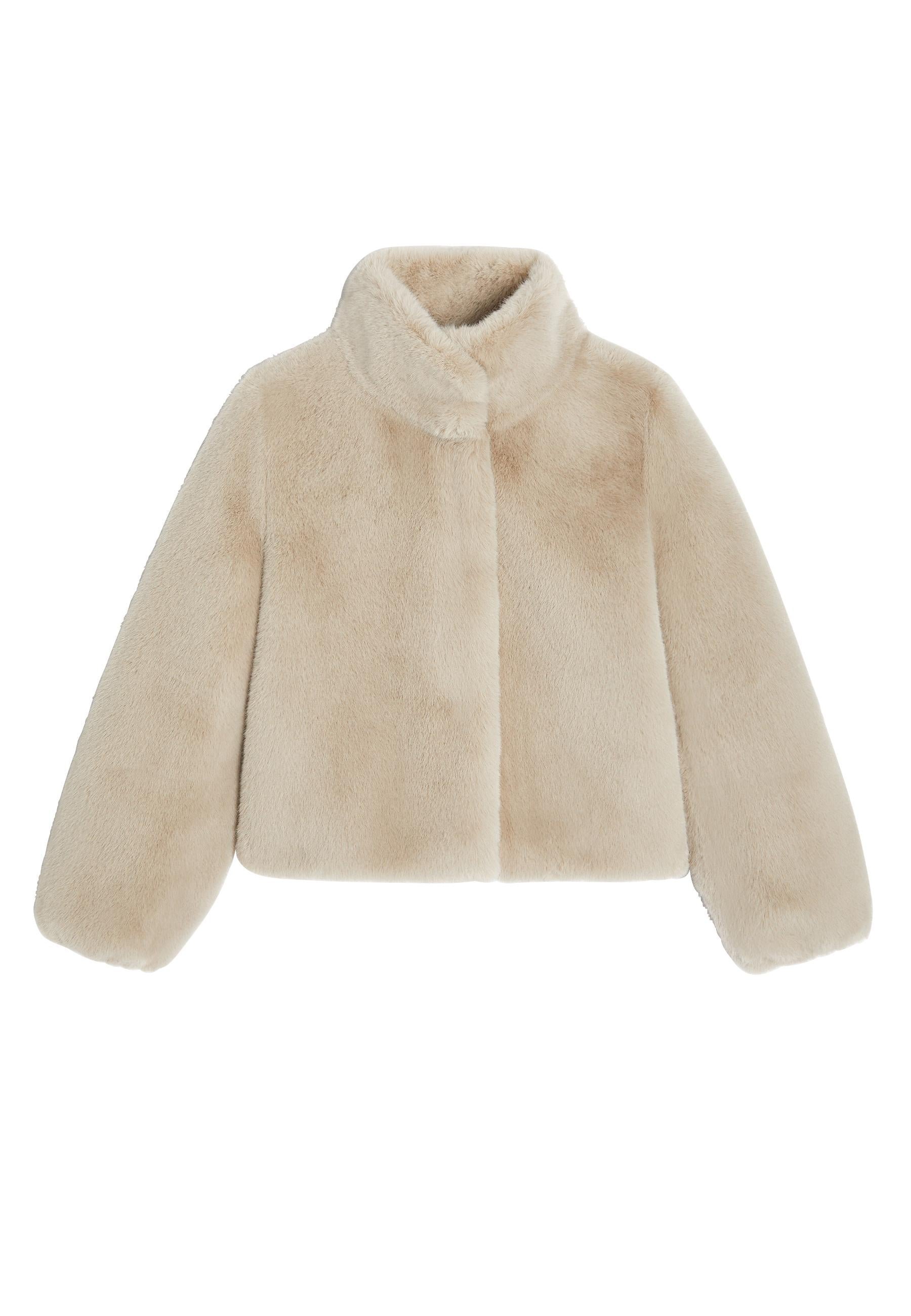 Faux fur jacket RODIER Beige