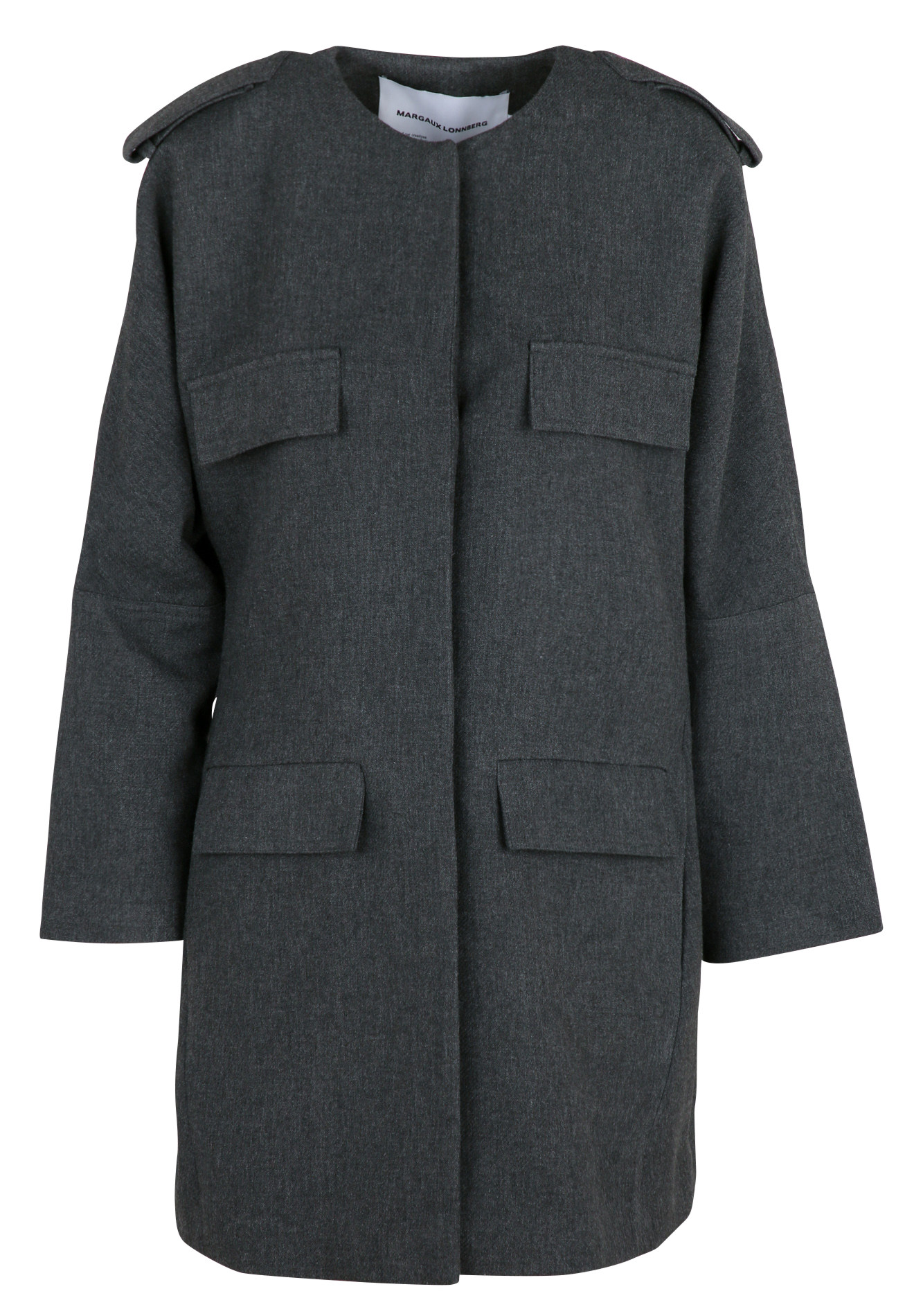 Robe ample col rond  MARGAUX LONNBERG Argent