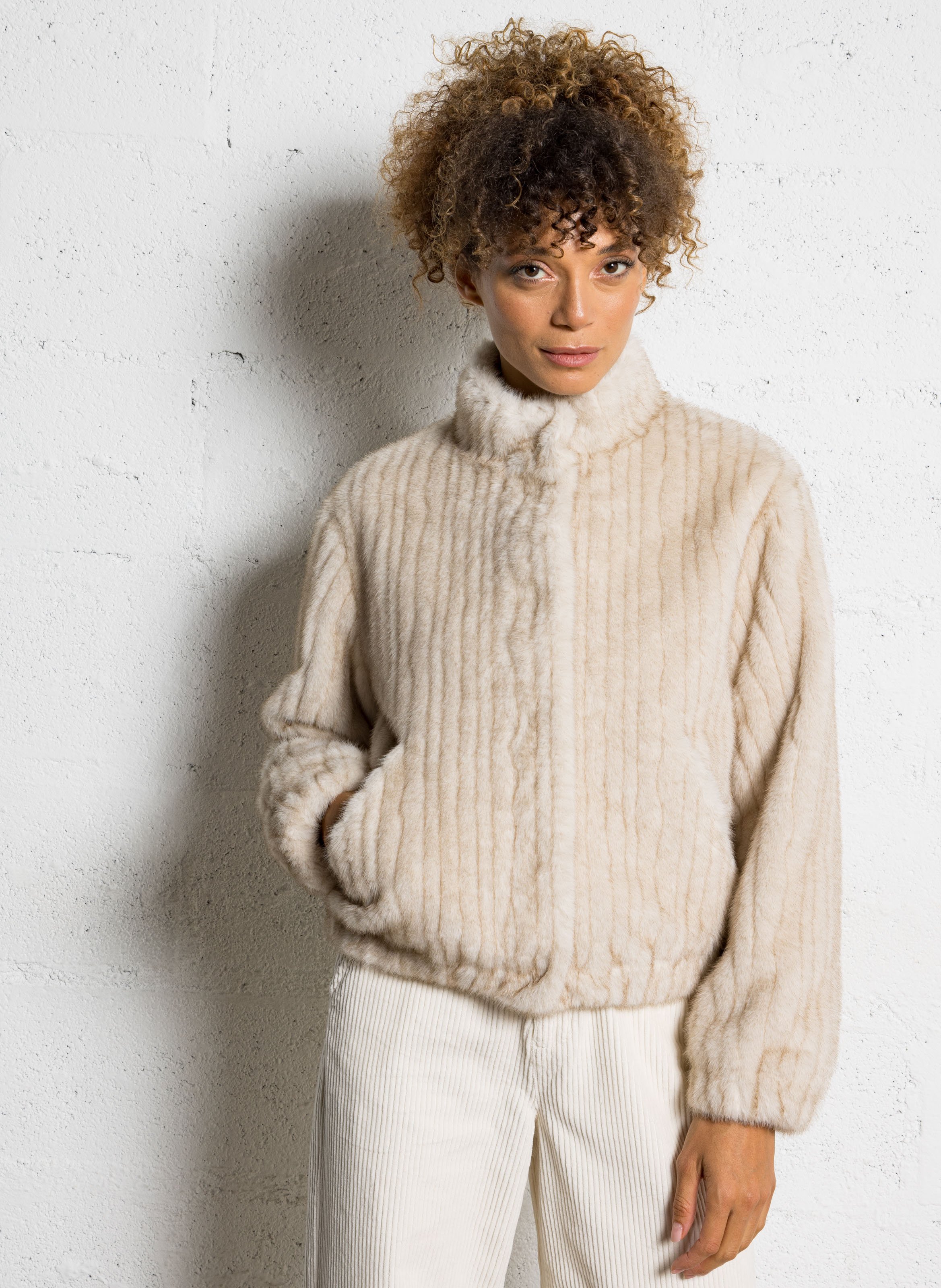 Kunstpelz-Mantel SUD EXPRESS