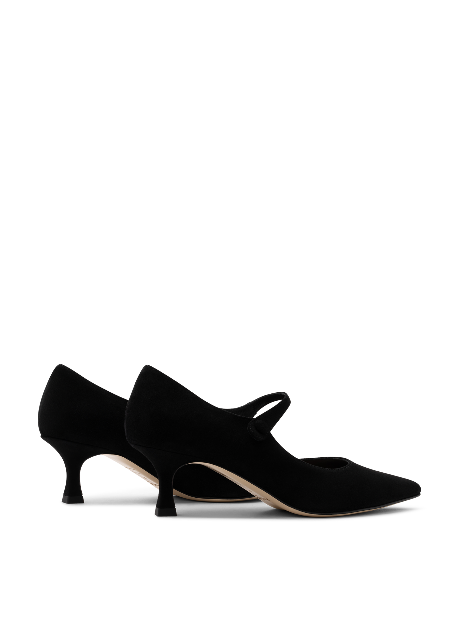 Black goat leather pumps PARALLELE PARIS Black