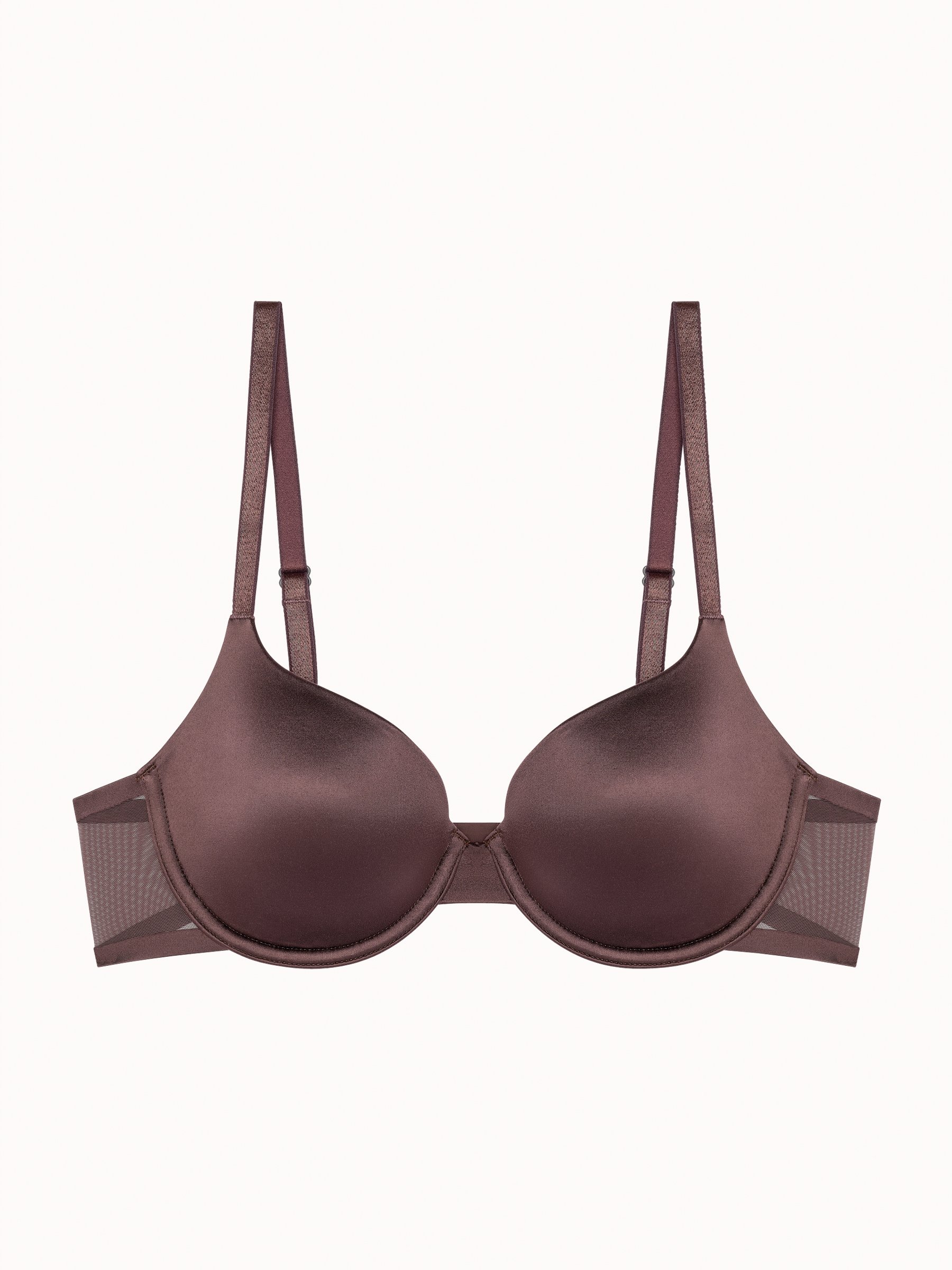 Underwired balconette bra PASSIONATA Brown