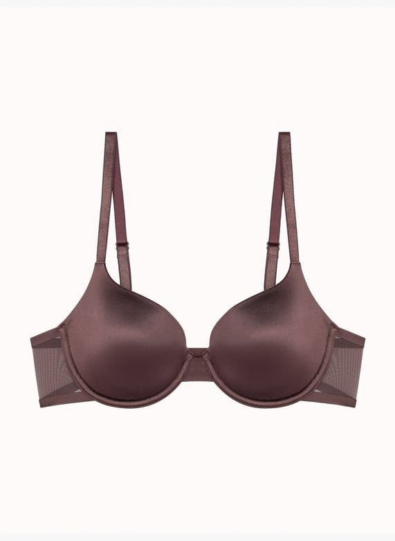 Underwired balconette bra | Brown by PASSIONATA Underwired balconette bra Brown