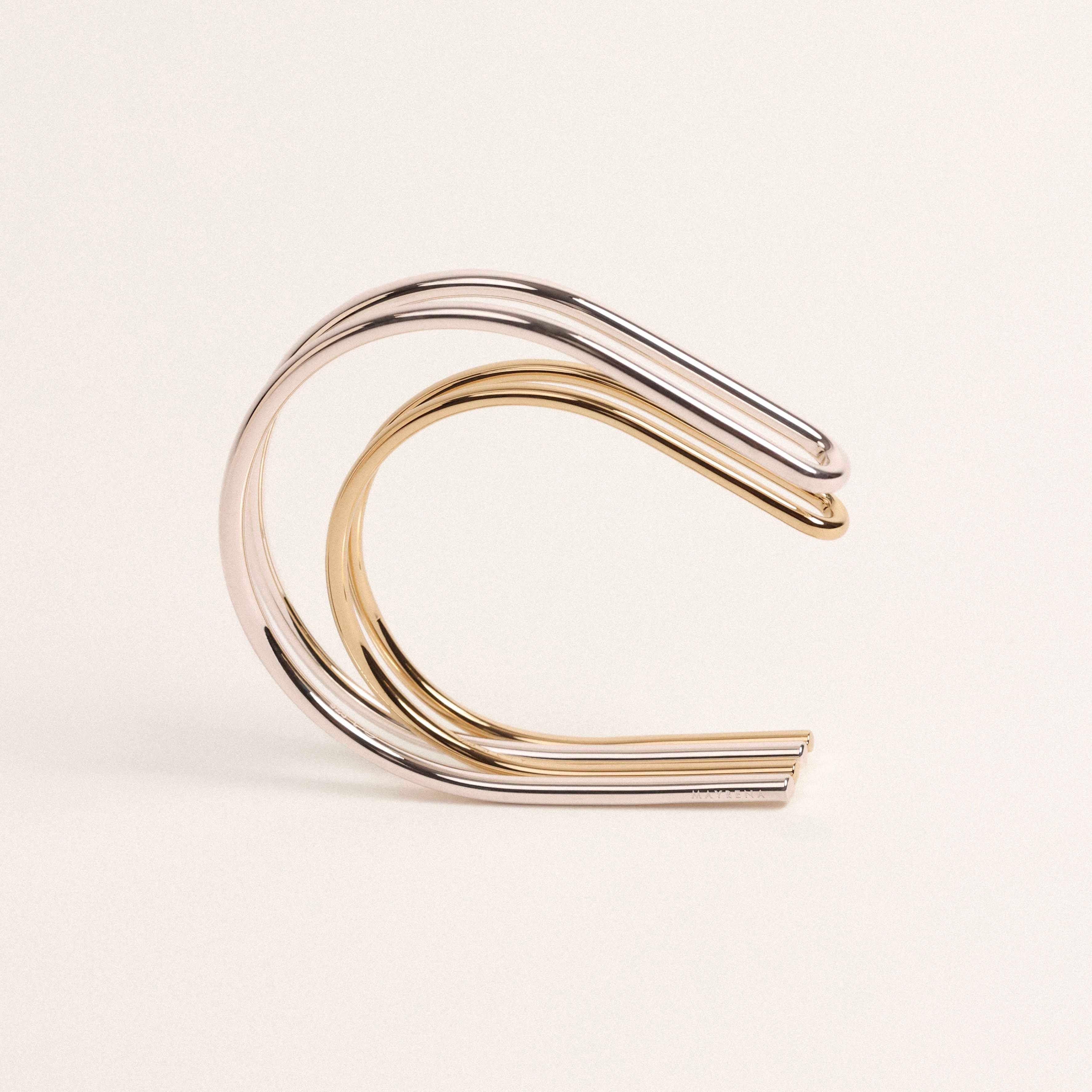 Bracelet réversible, vermeil MAYRENA Argent