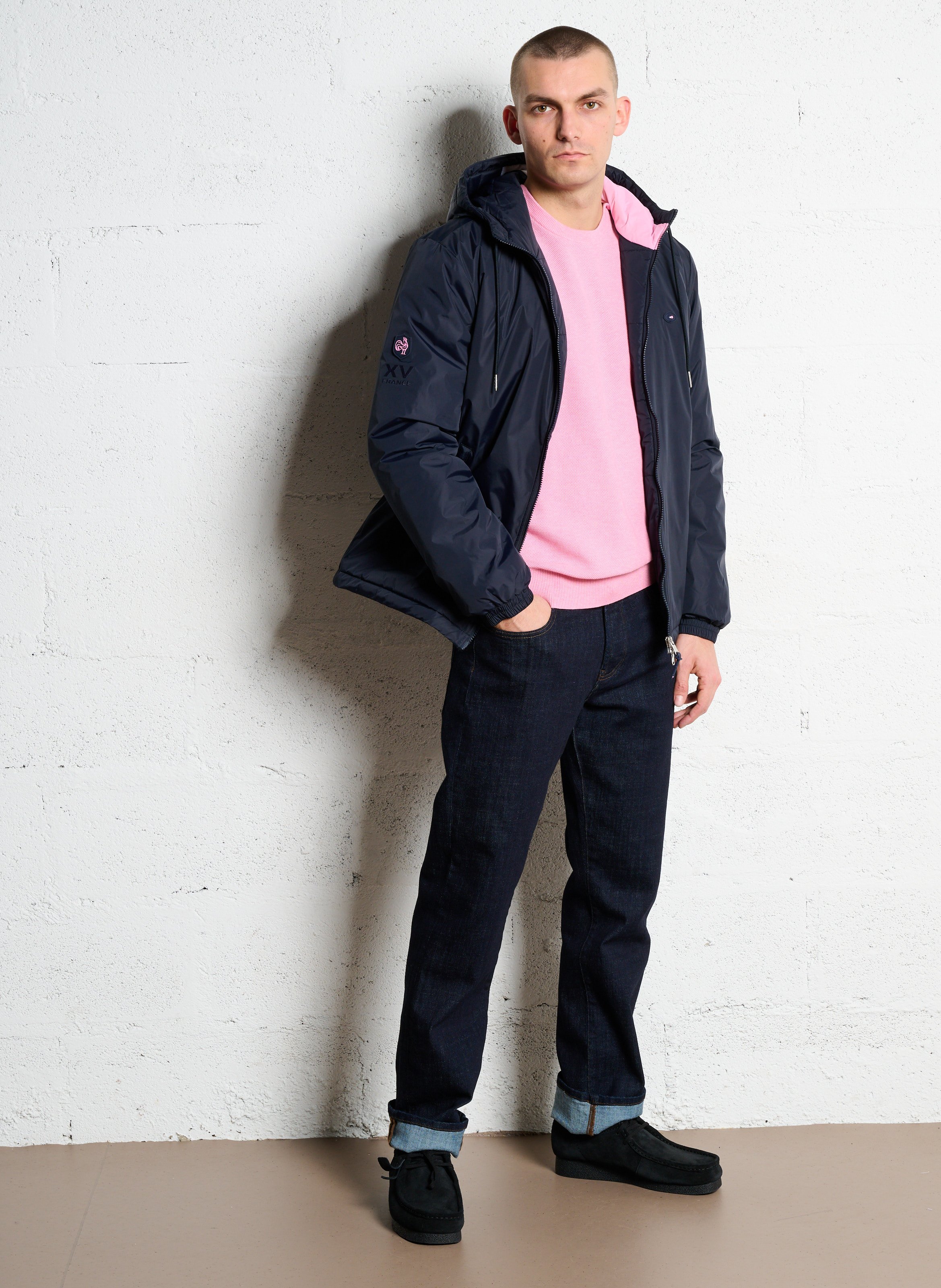 Coupe vent à capuche EDEN PARK Bleu