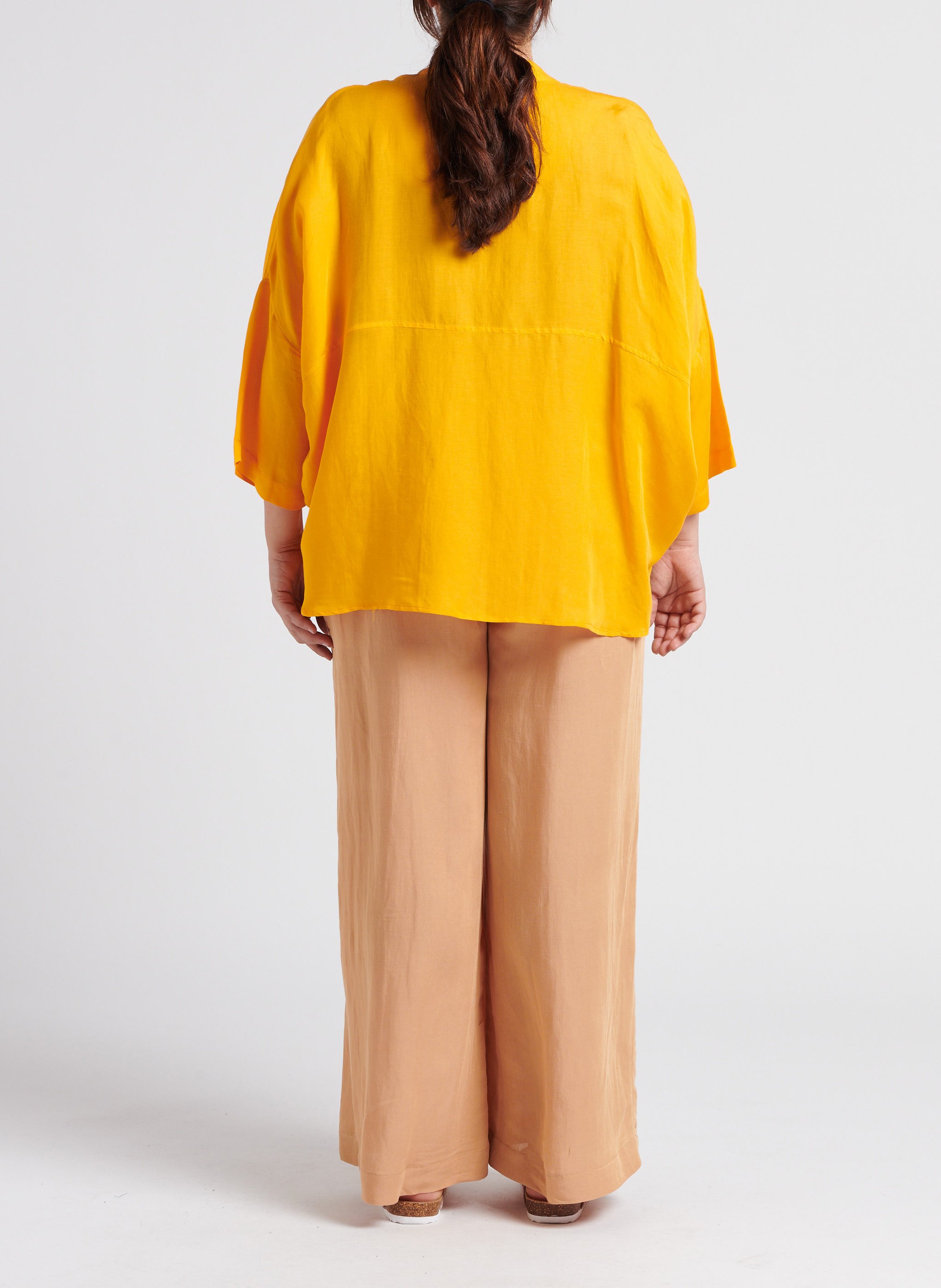 Pantalon large  MAT FASHION Beige