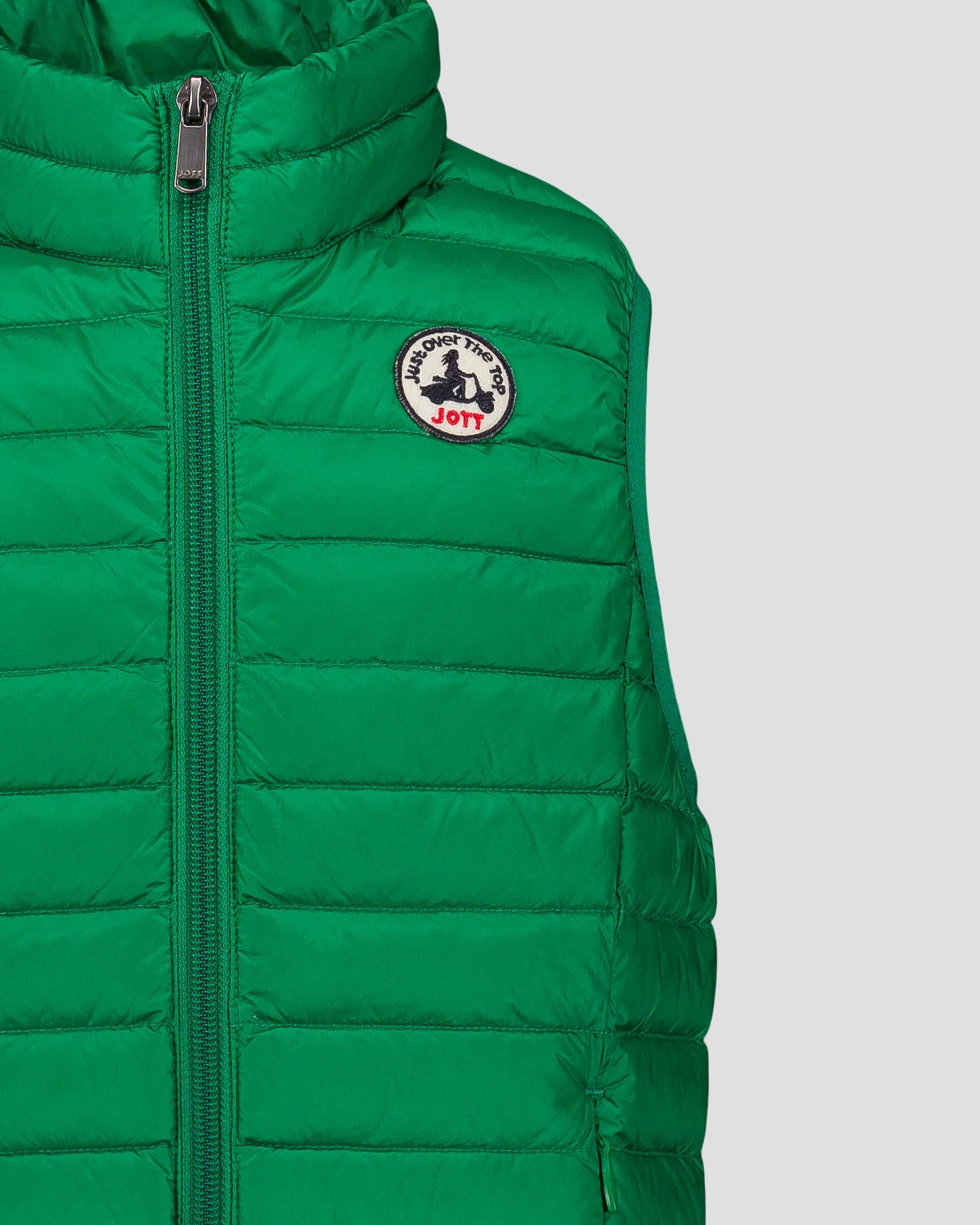 Zoe children's sleeveless puffer jacket JOTT Green