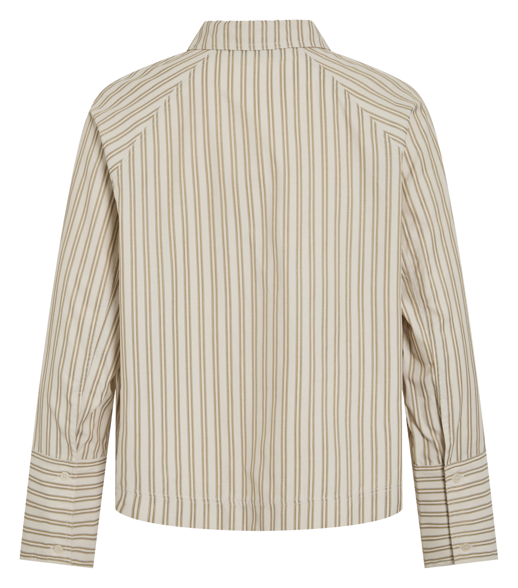 Chemise col classique en coton mélangé ROUGE EDIT Beige