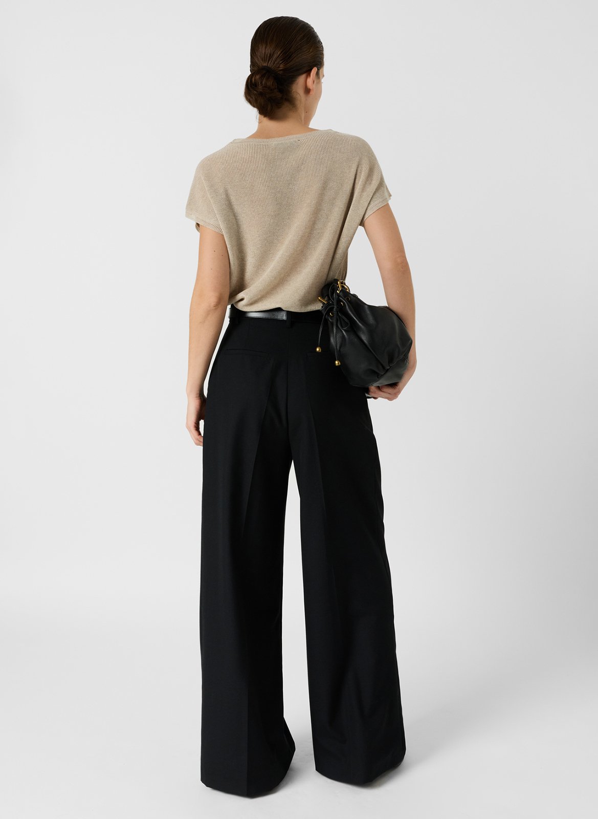 Top droit col rond  GERARD DAREL Beige