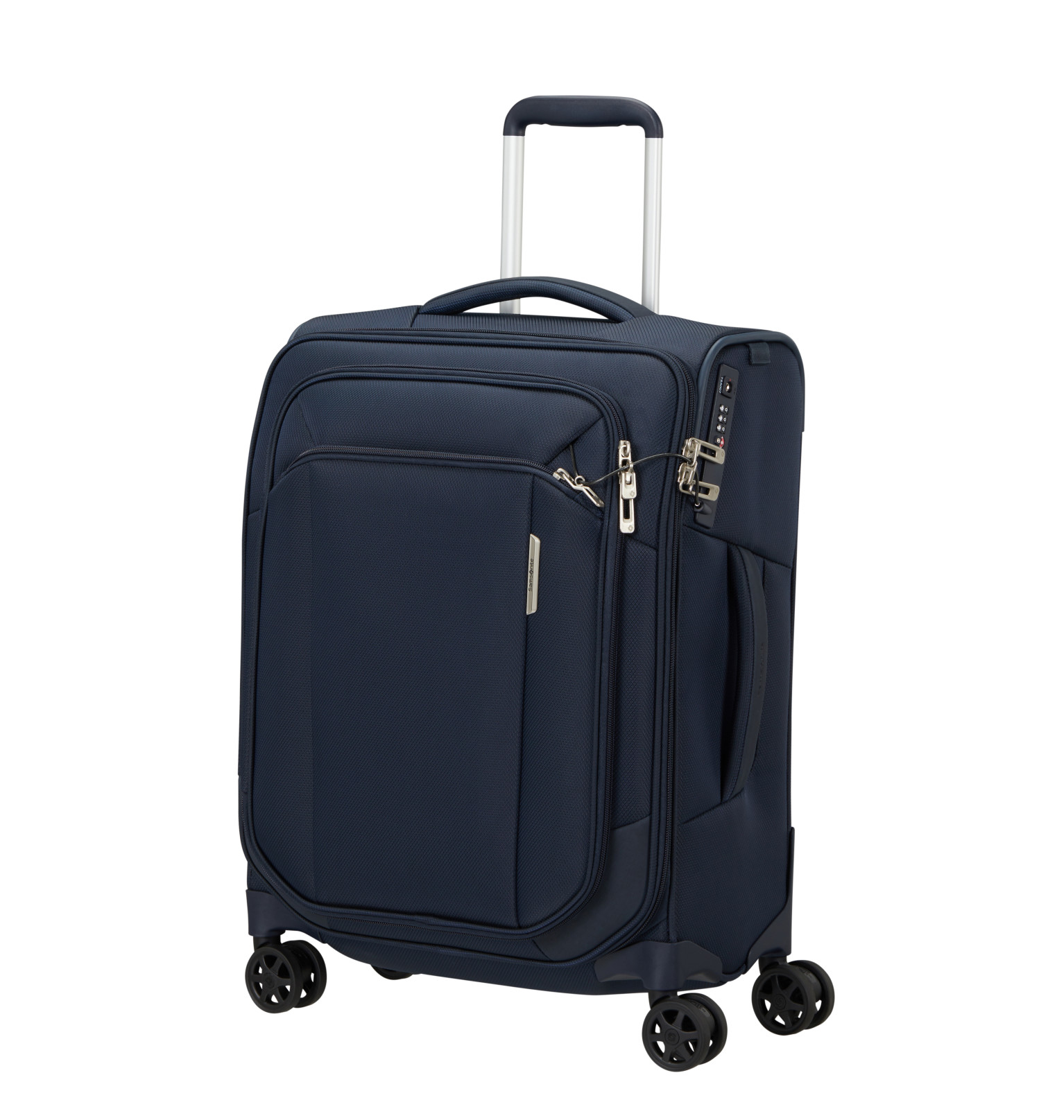 Respark valise 4 roues business case taille s SAMSONITE Bleu