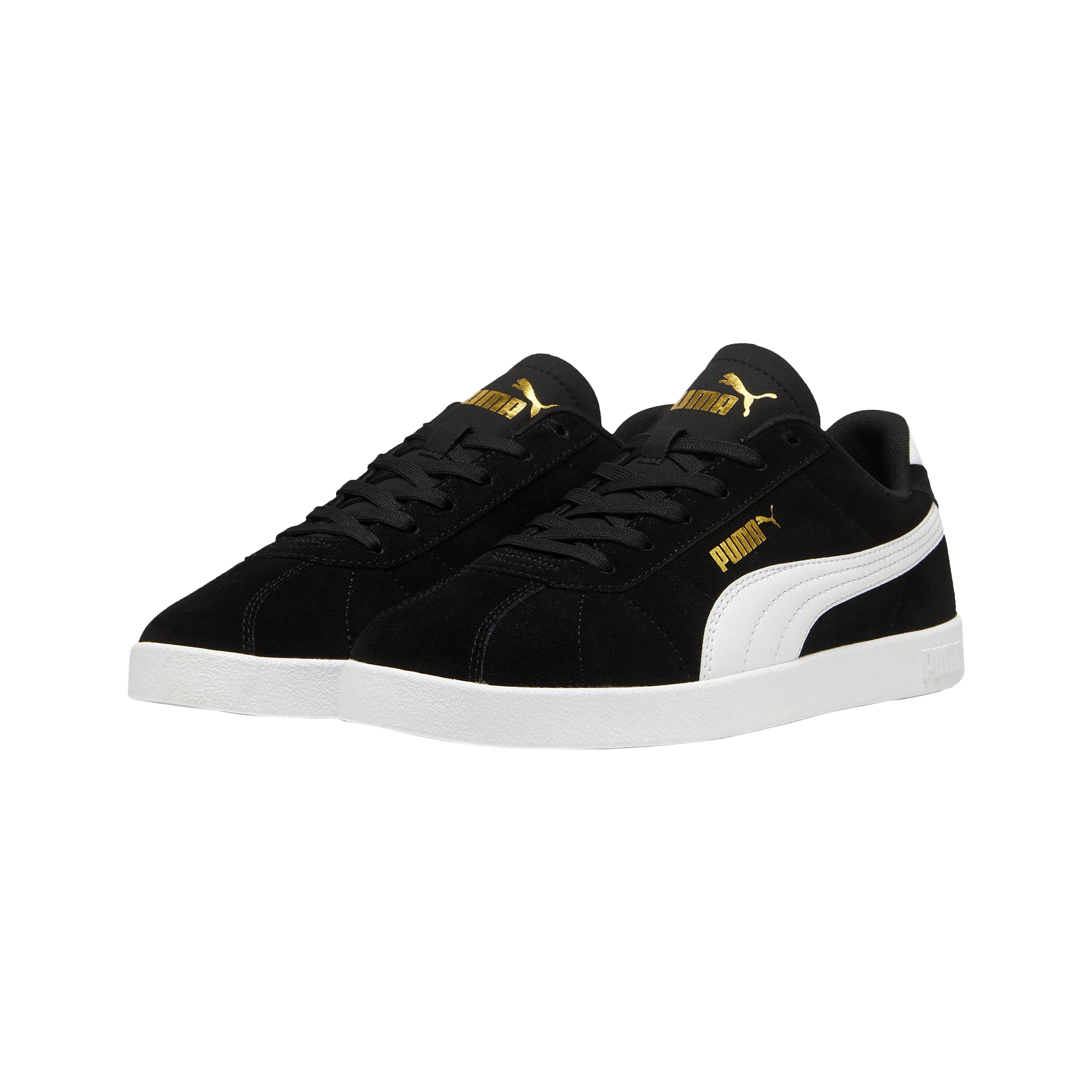 Leather trainers PUMA Black