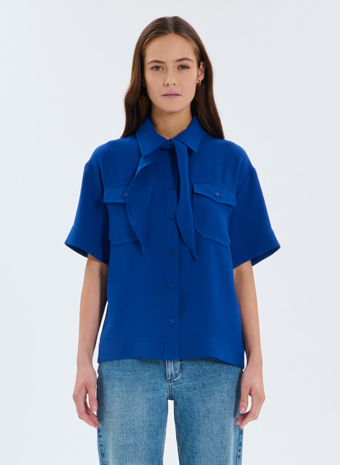 Chemise col classique ZAPA Blue