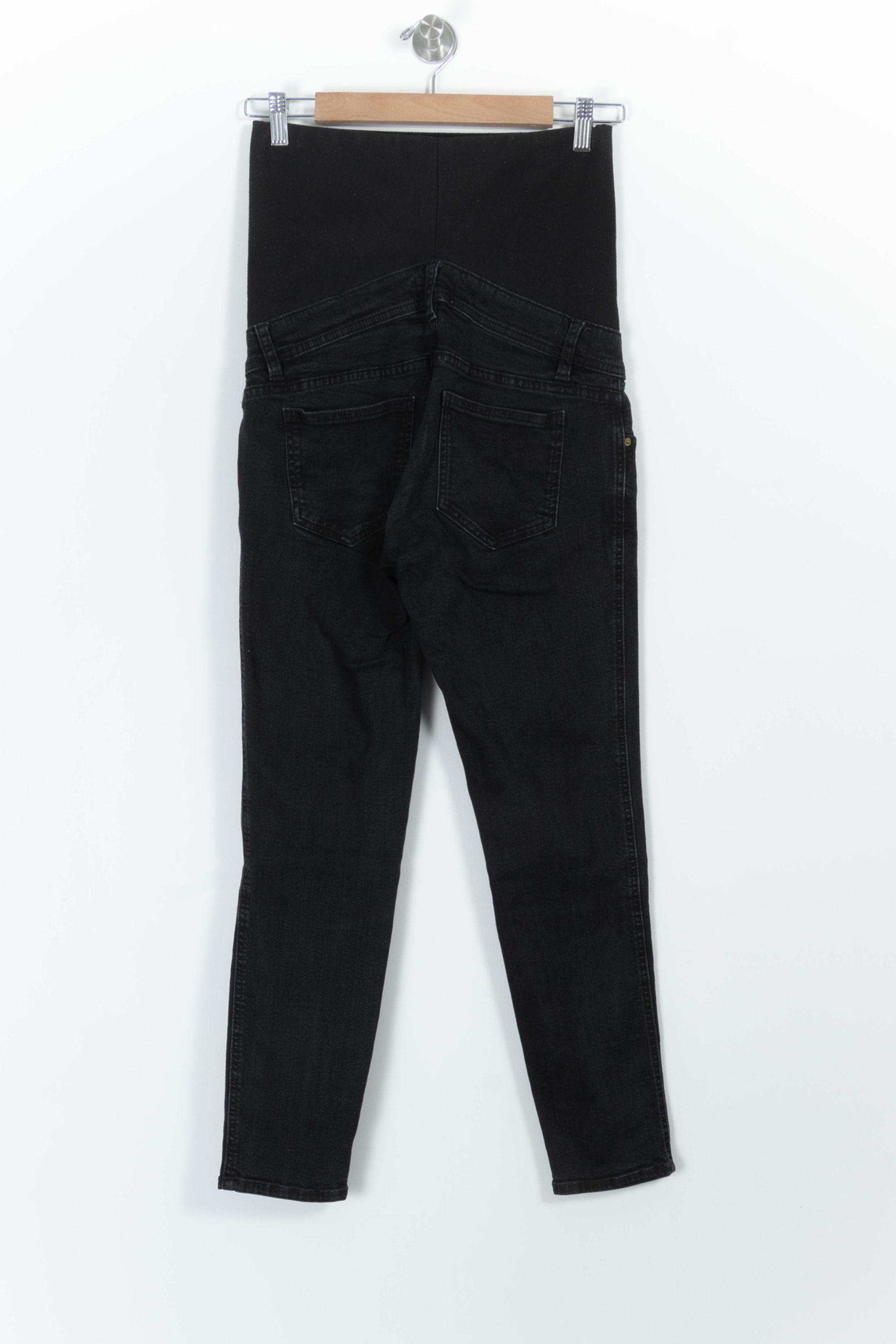 Cropped slim jeans with studs SEZANE - Seconde main Black