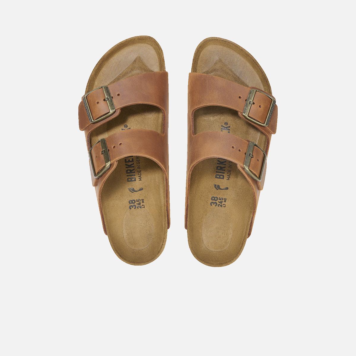 Arizona flat sandals BIRKENSTOCK Brown