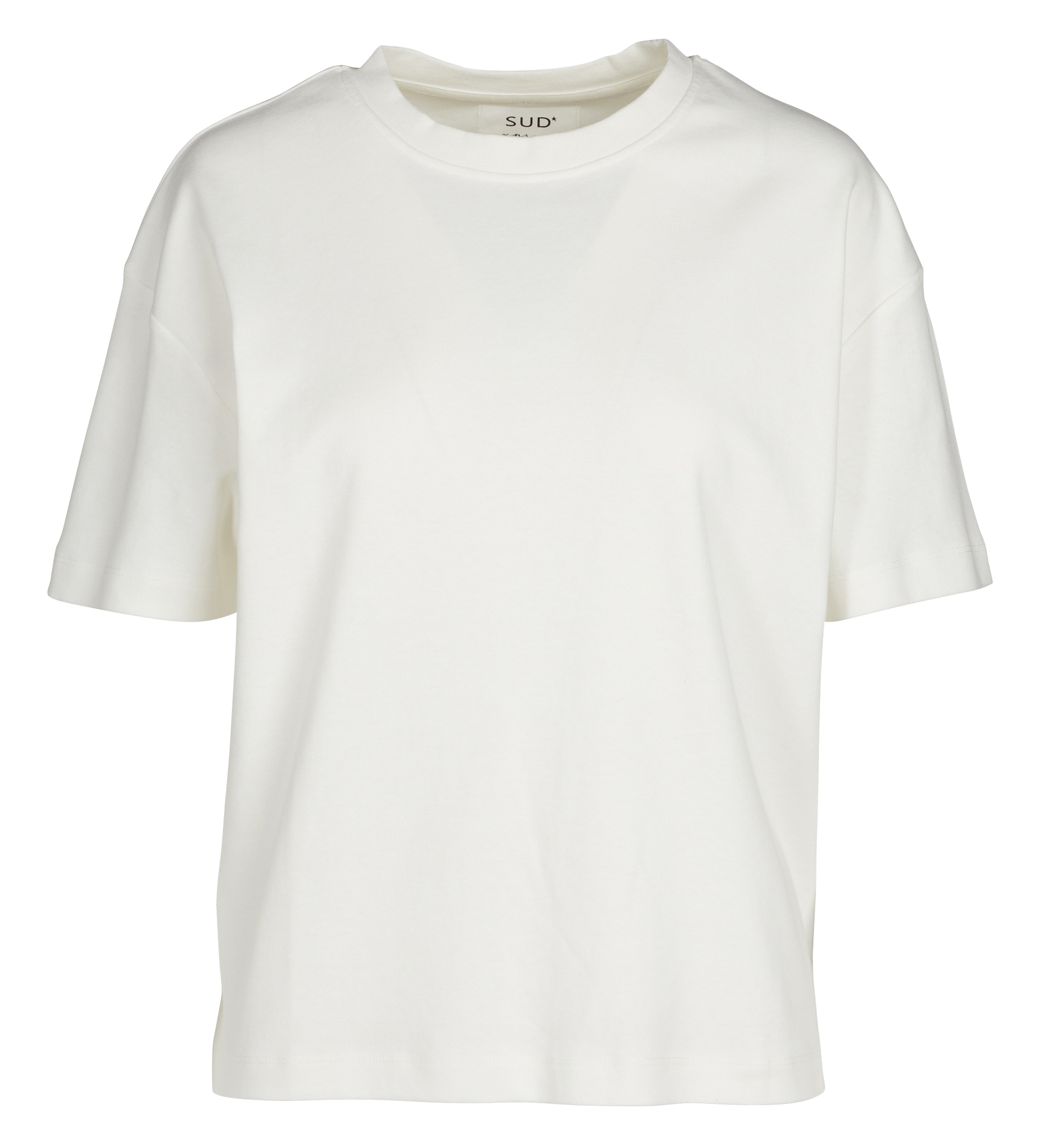 Tee-shirt col rond manches courtes uni SUD EXPRESS Blanc