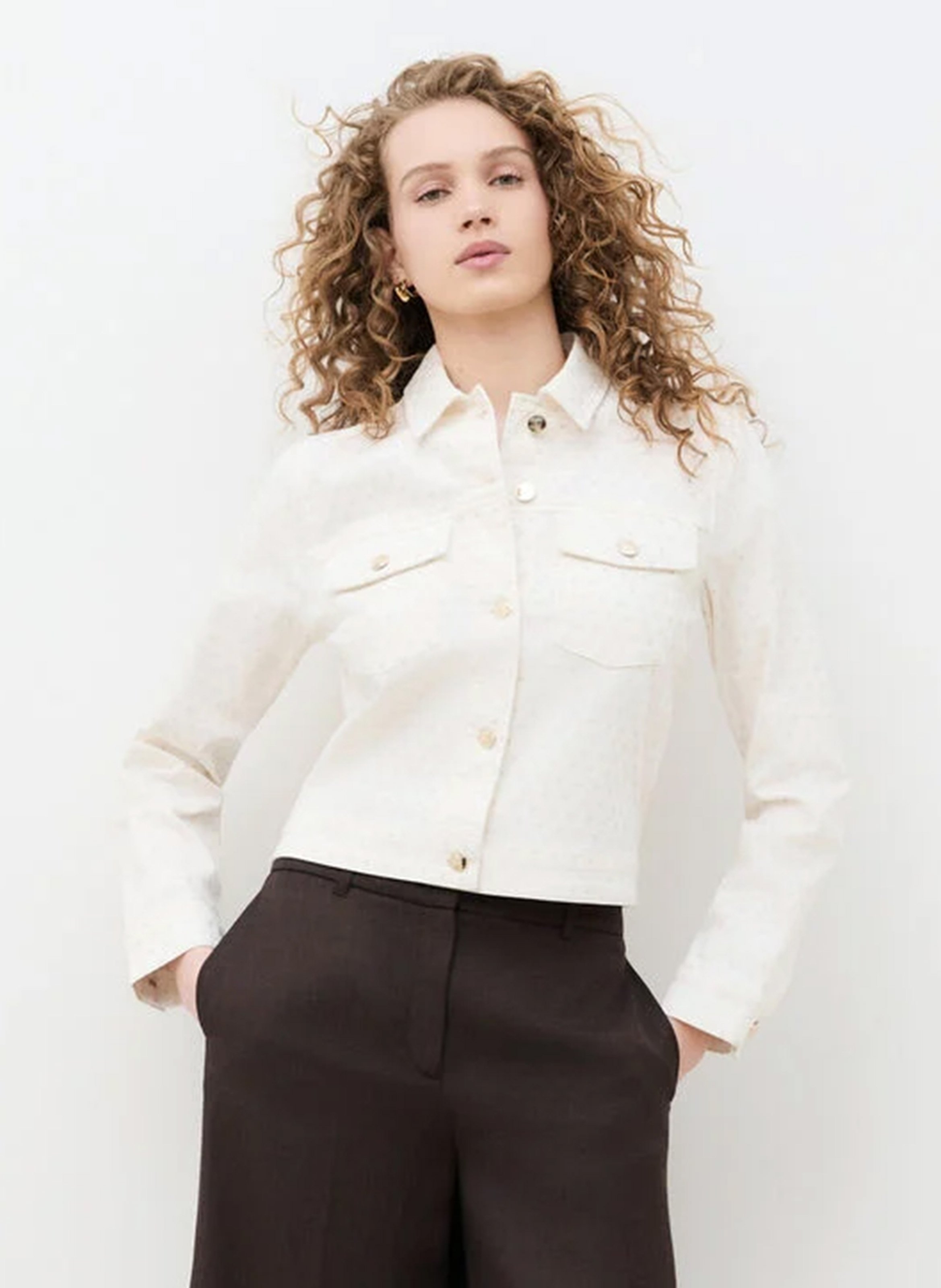 Baumwolljacke CAROLL Beige