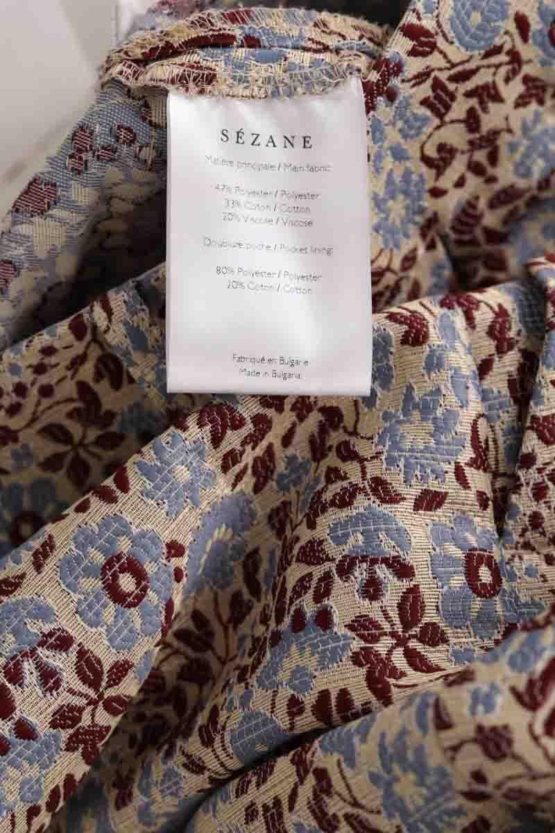 Straight-cut pants SEZANE - Seconde main Multicolored
