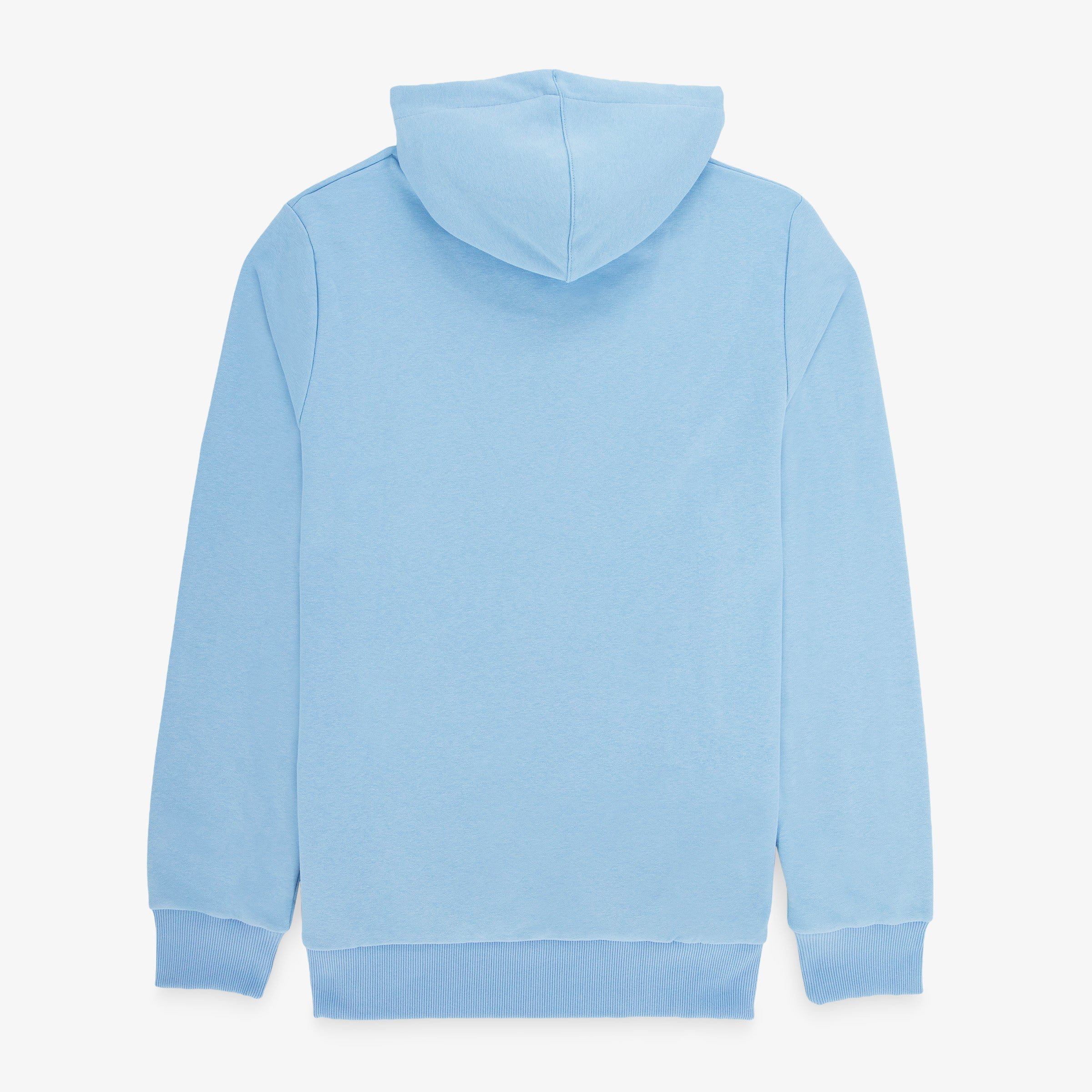 Cotton sweatshirt fabric hoodie SERGE BLANCO Blue