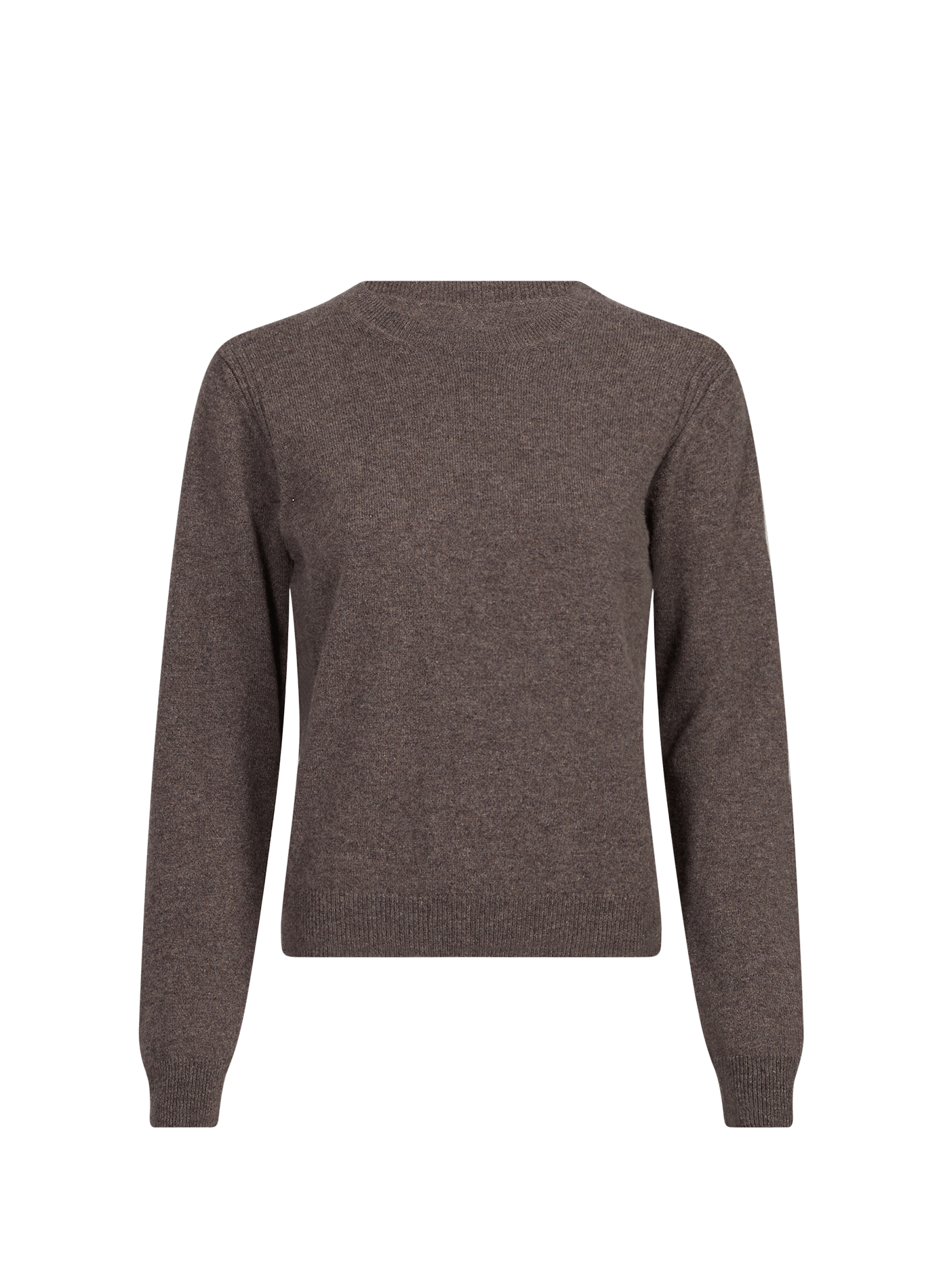 Qiria round neck cashmere straight sweater. SAISON 1865 Brown