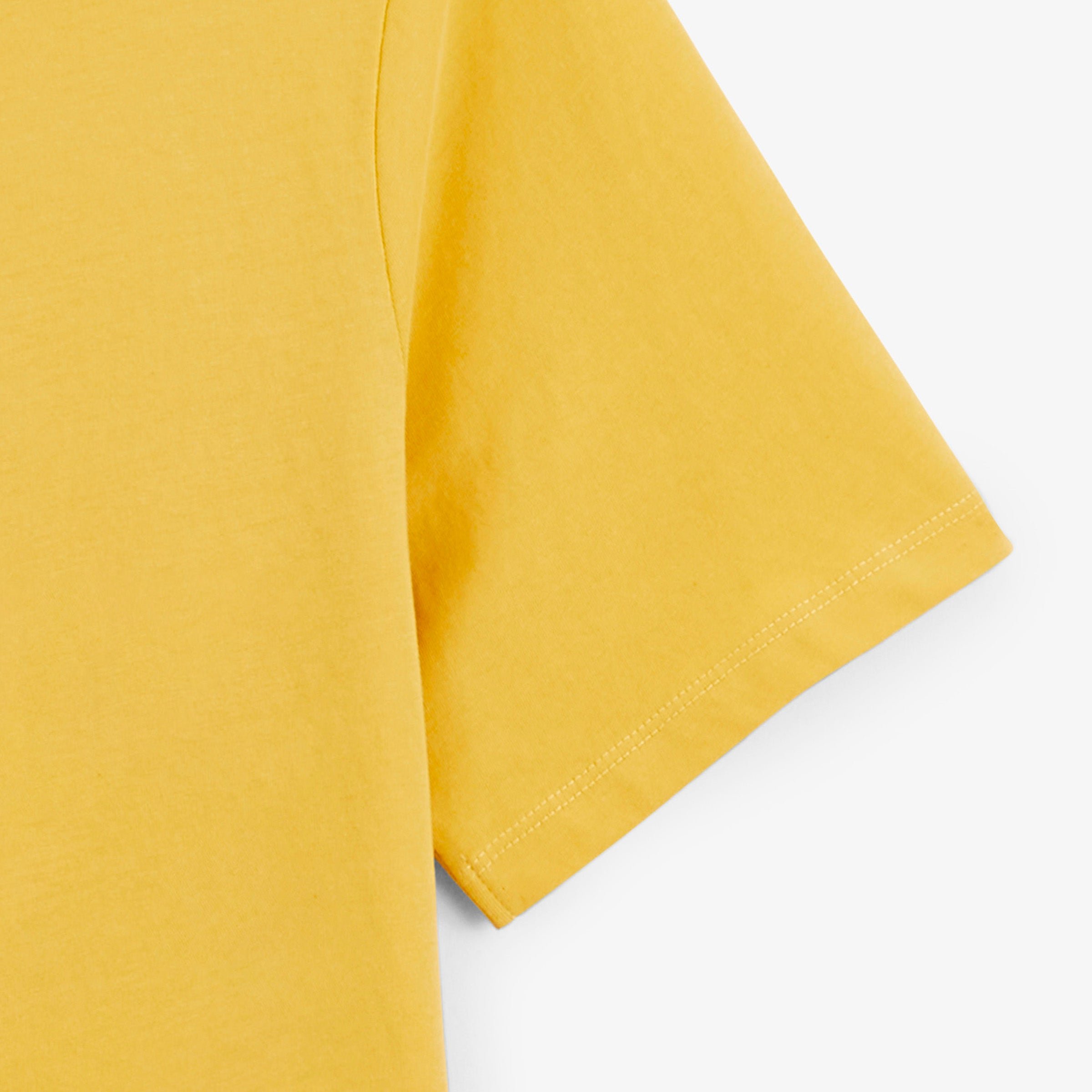Short-sleeve T-shirt Theo in mustard yellow SERGE BLANCO Yellow