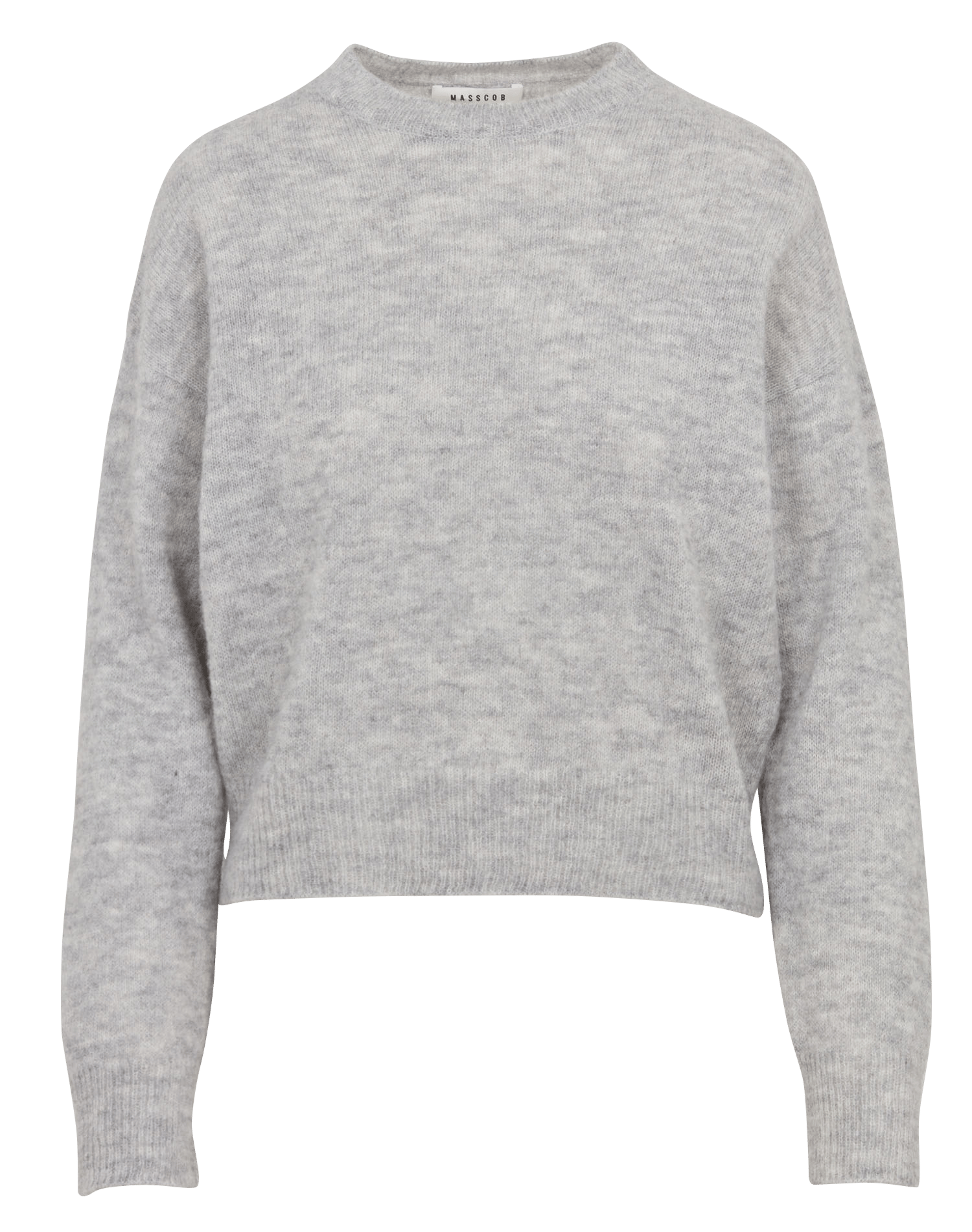 Round-neck wool-blend sweater MASSCOB Silver