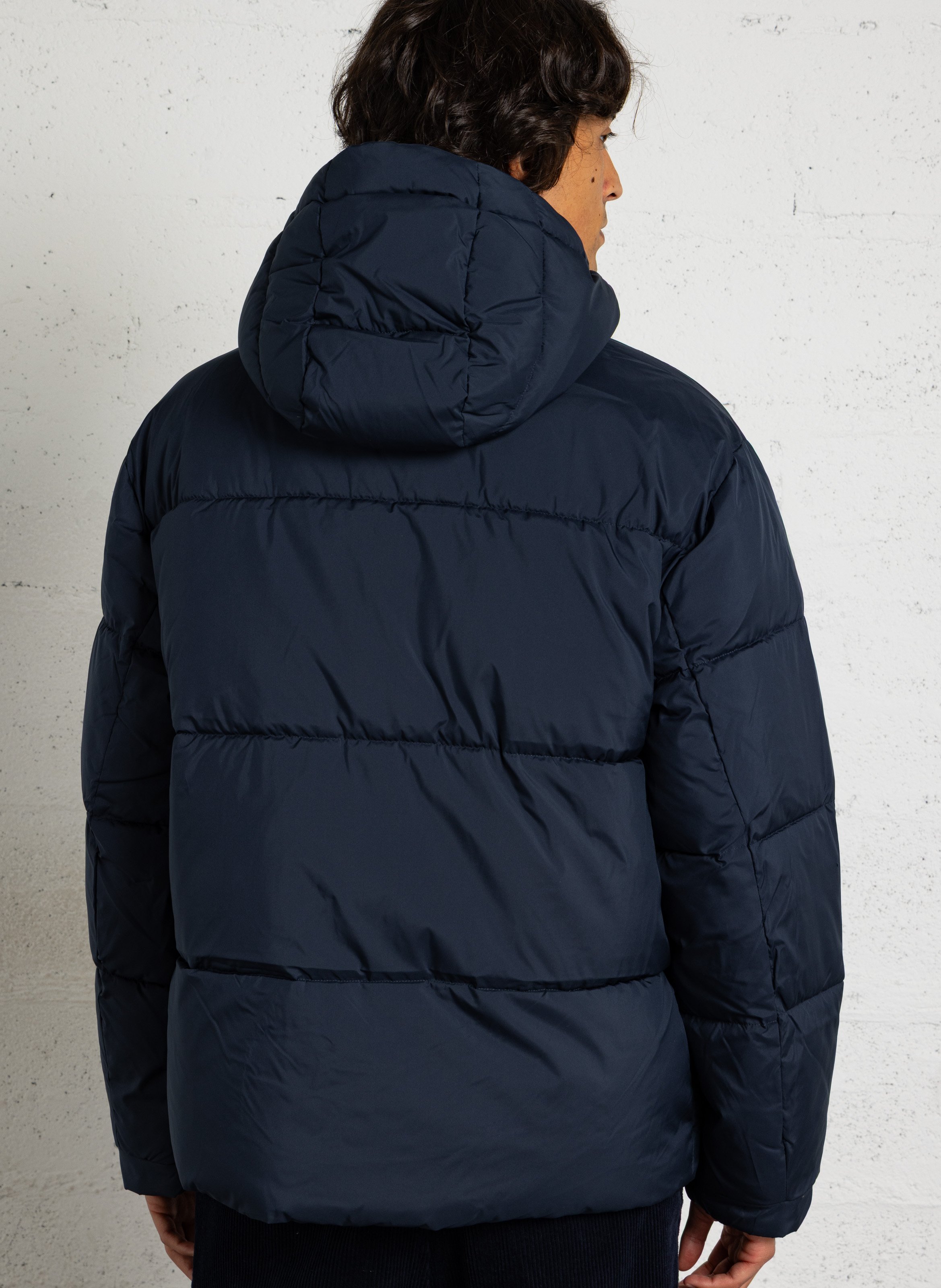 Gerade Steppjacke mit einfarbiger Kapuze PEPE JEANS Blau
