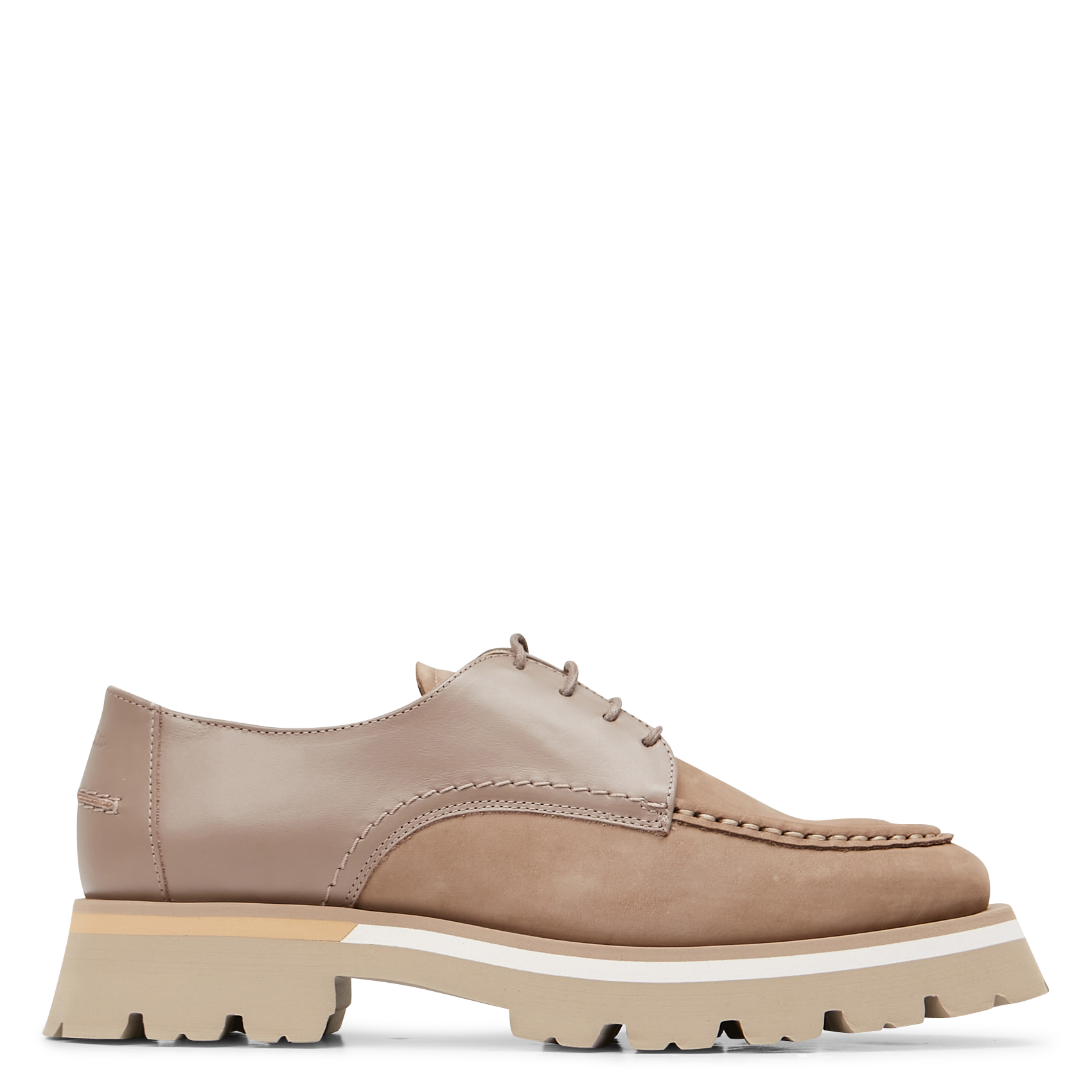 Leather Derby shoes PAUL SMITH Brown