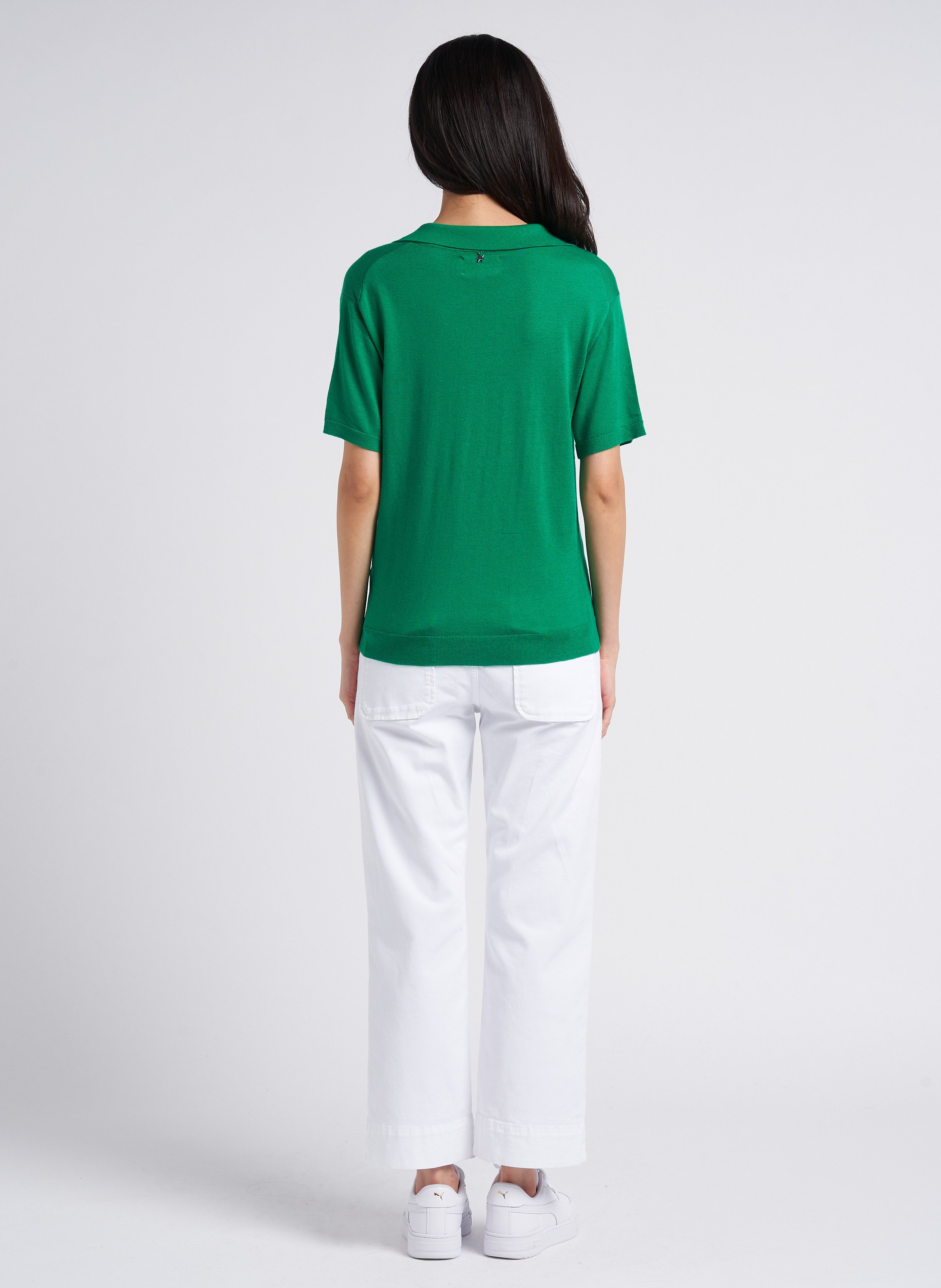 7/8-Taillenhose aus Baumwolle ACQUAVERDE Weiss