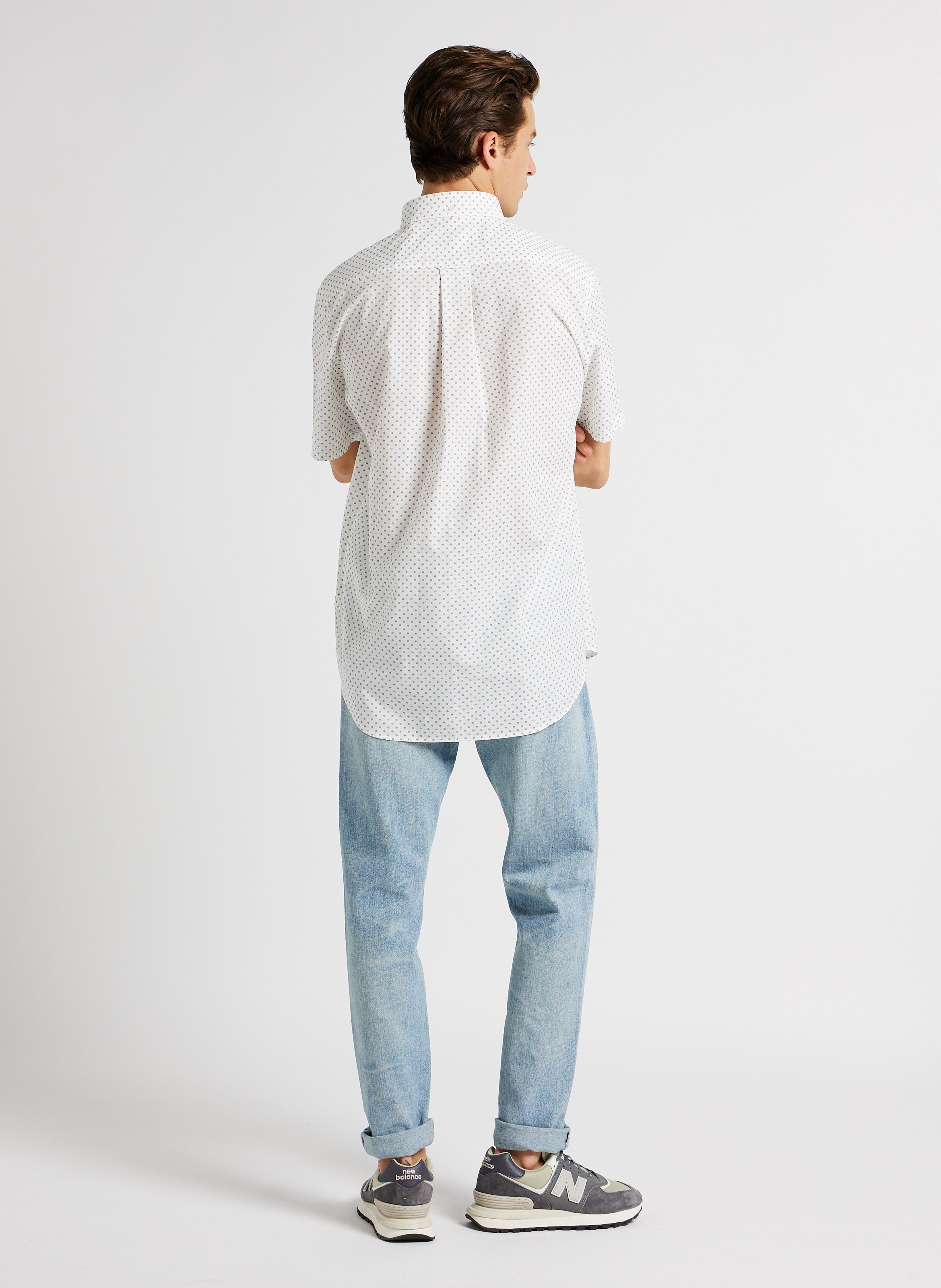 Tapered cotton jeans EDWIN Blue