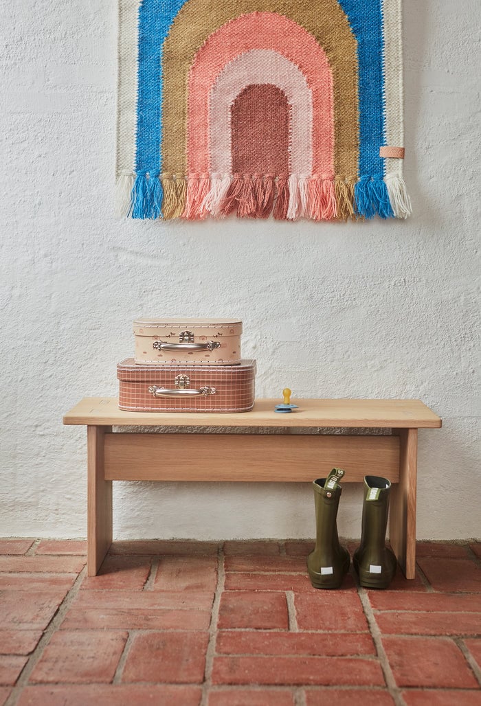 Wall tapestry in wool and cotton OYOY LIVING DESIGN White