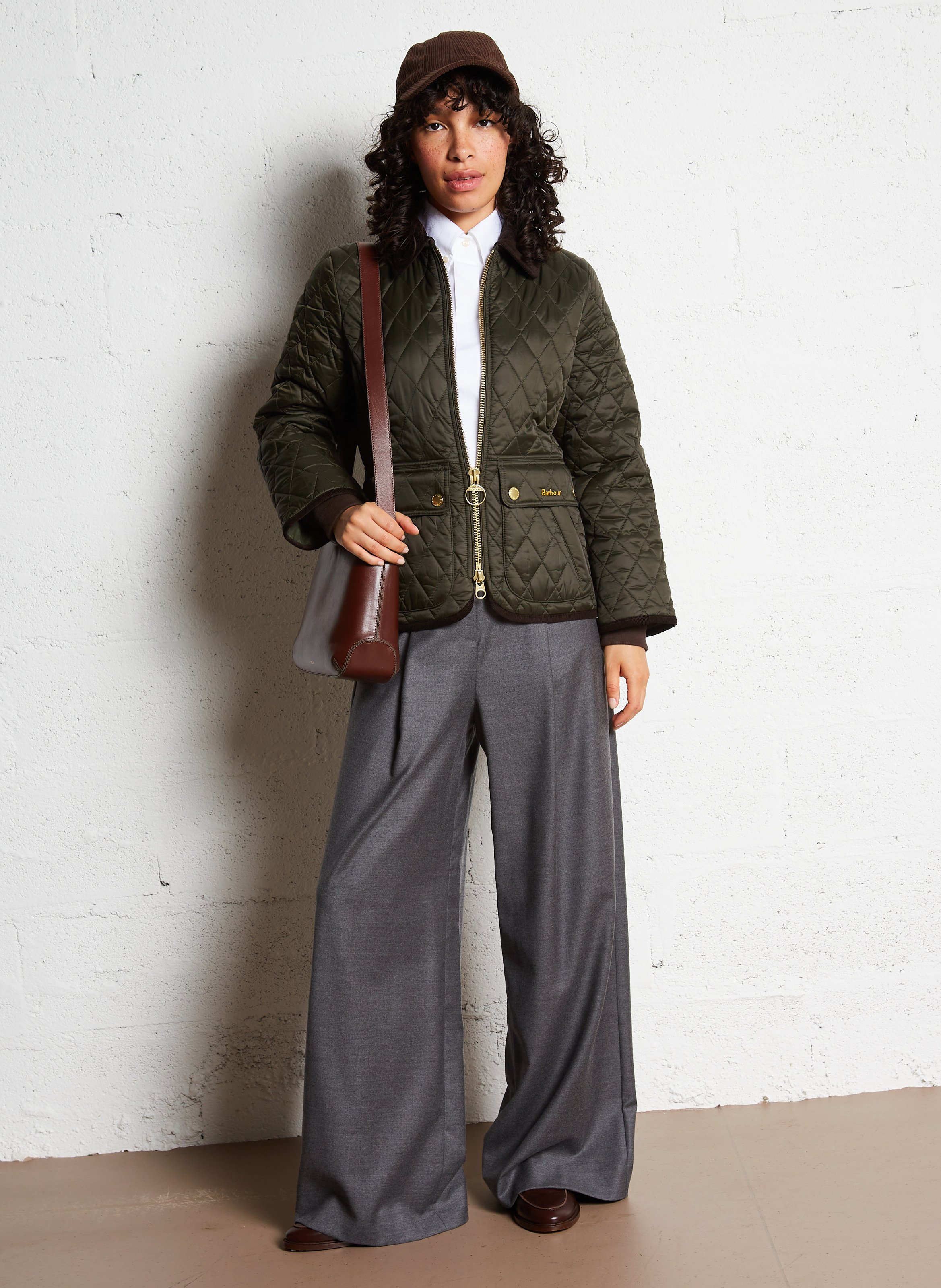 Blouson col classique  BARBOUR Vert