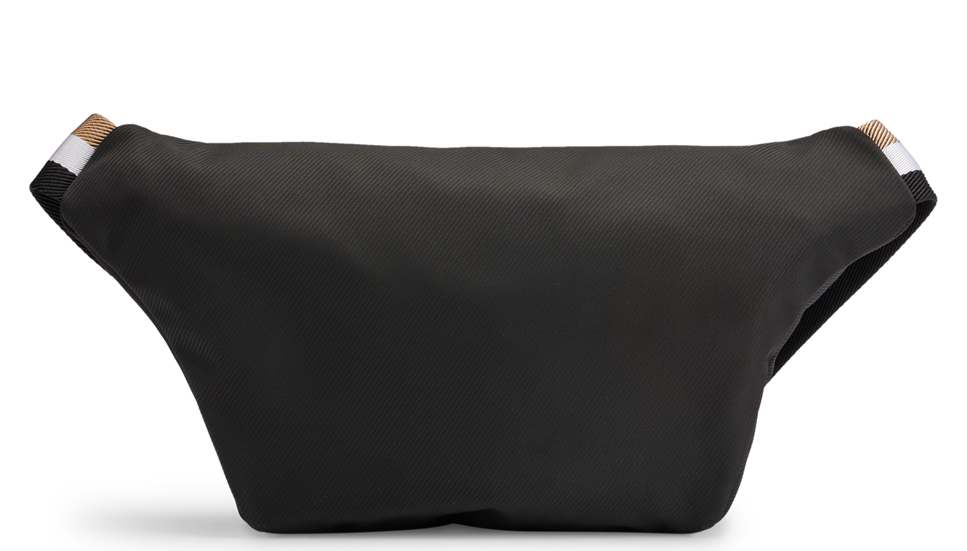 Printed canvas waist bag BOSS Black