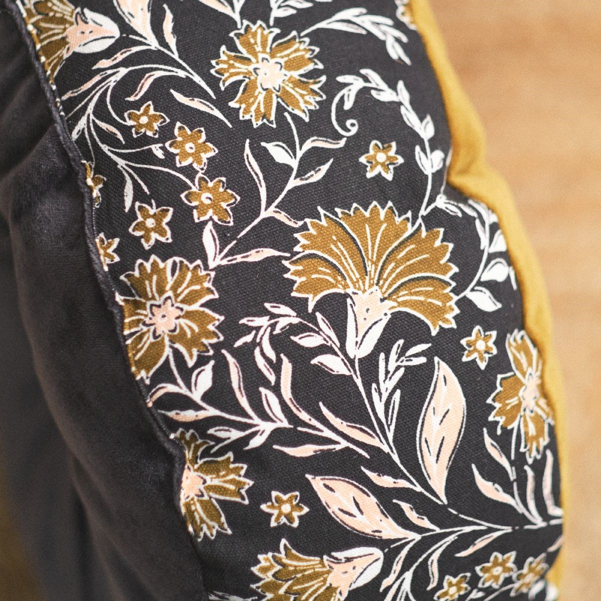 Round cotton cushion TODAY LINGE DE MAISON Grey